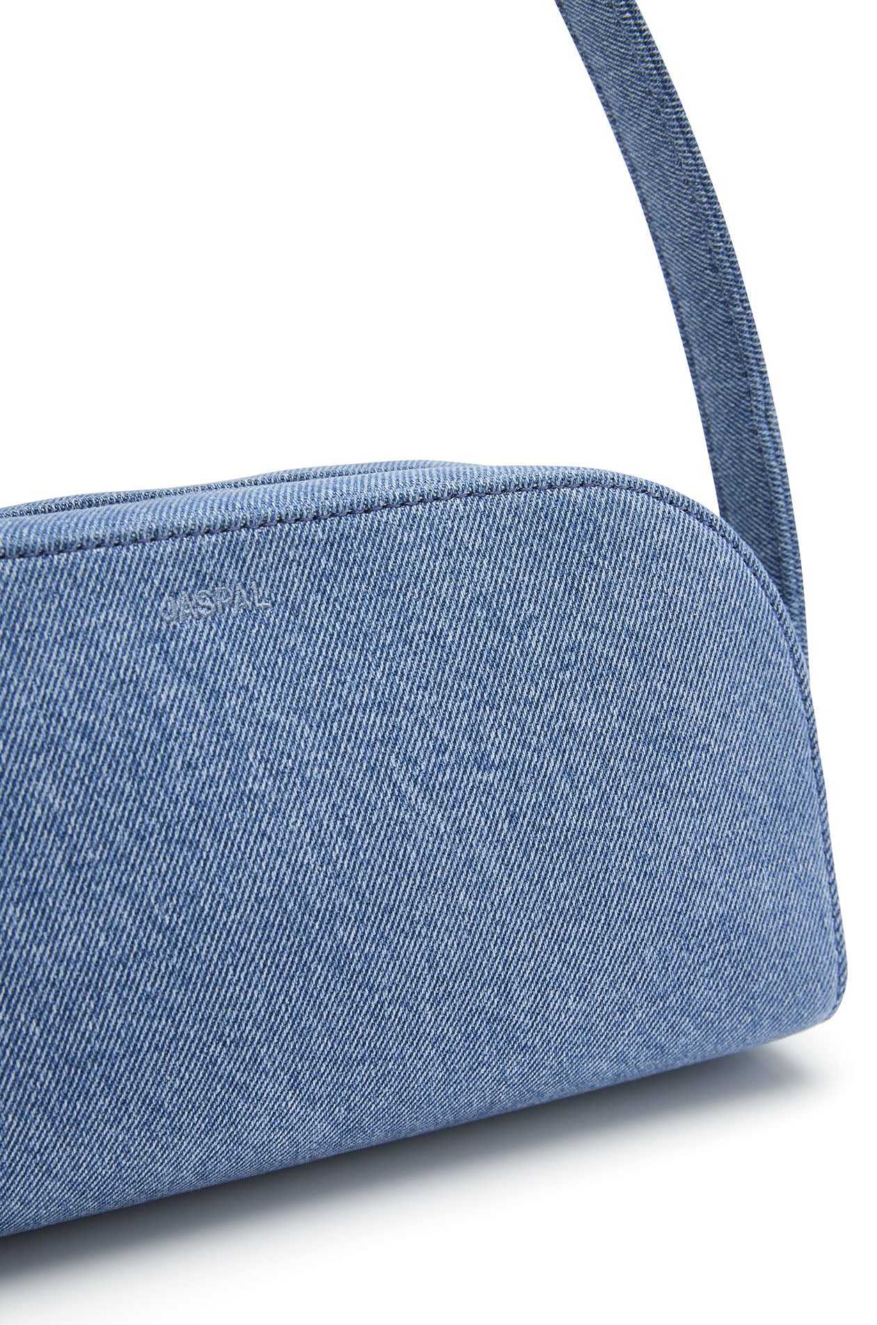 Structured Denim Shoulder Bag - Image 3