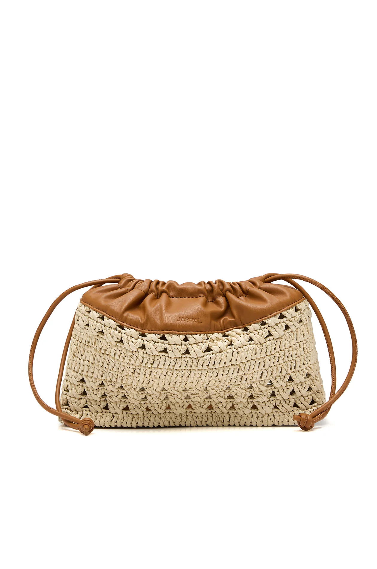 Drawstring Raffia Bag