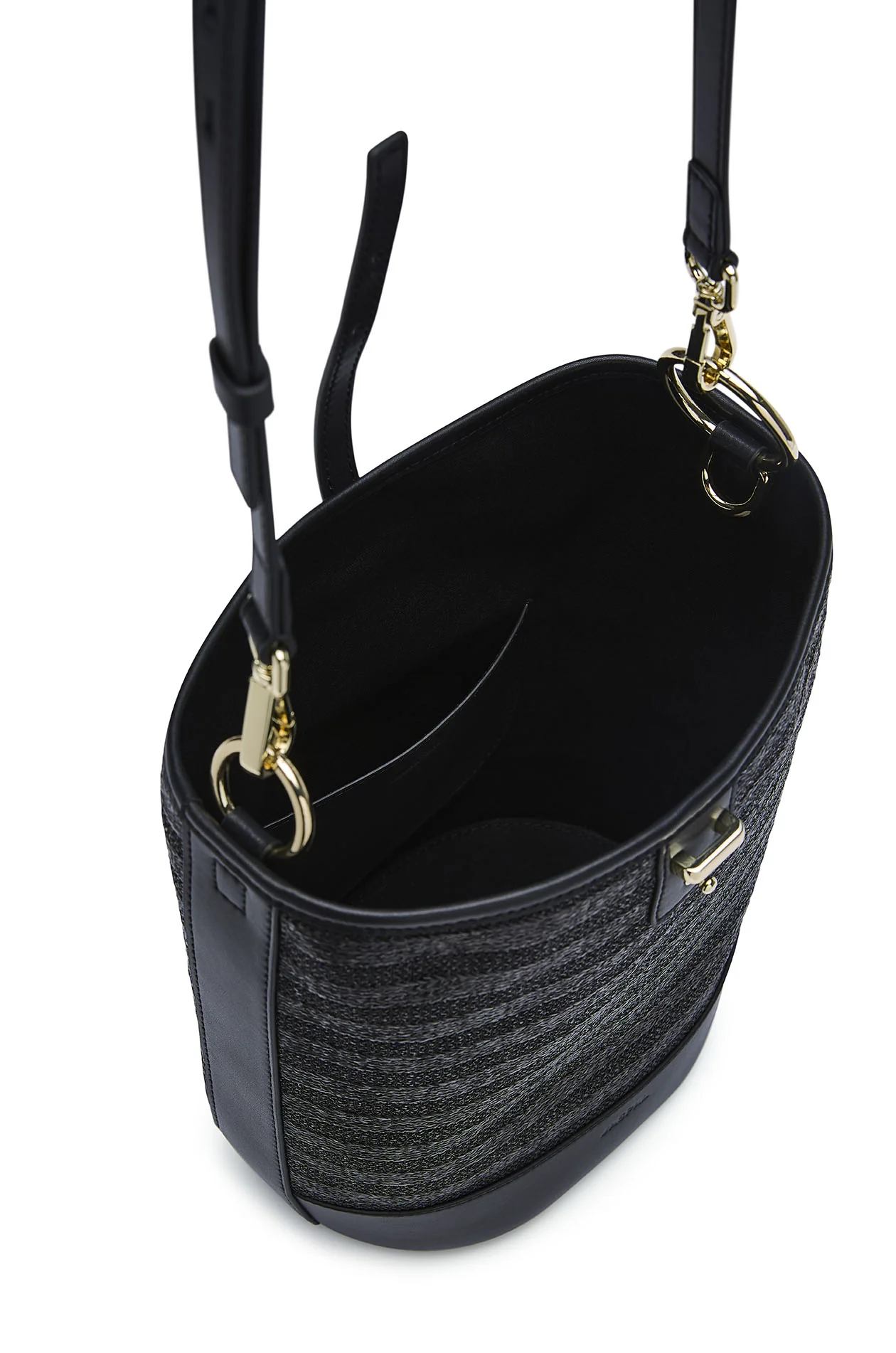 Striped Raffia Aero Bucket - Image 3