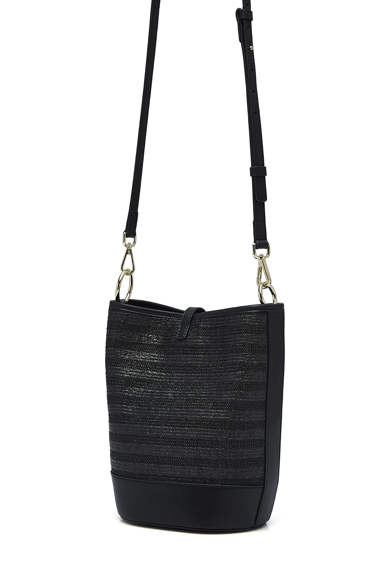 Striped Raffia Aero Bucket - Image 4