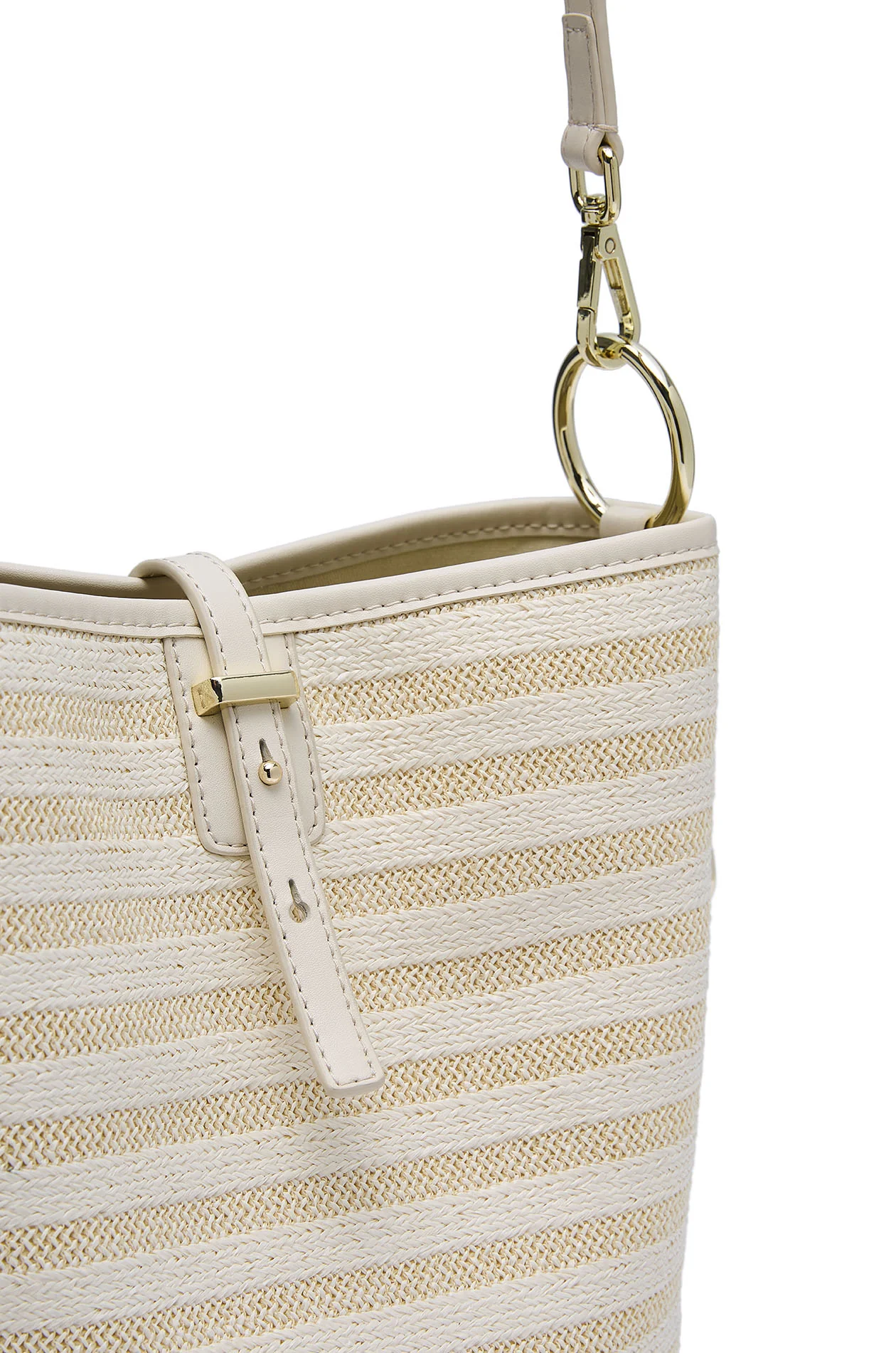 Striped Raffia Aero Bucket - Image 6