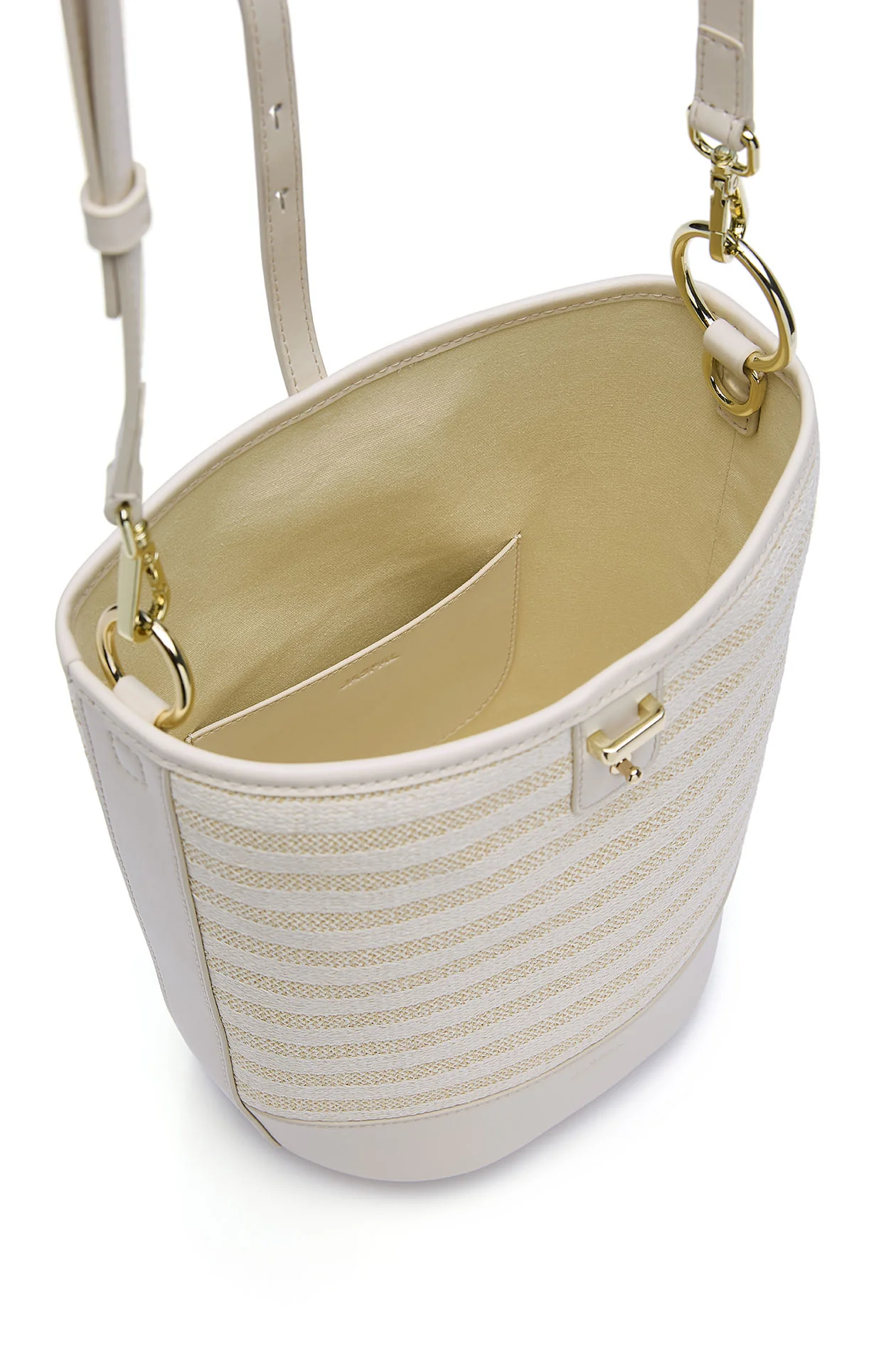 Striped Raffia Aero Bucket - Image 7