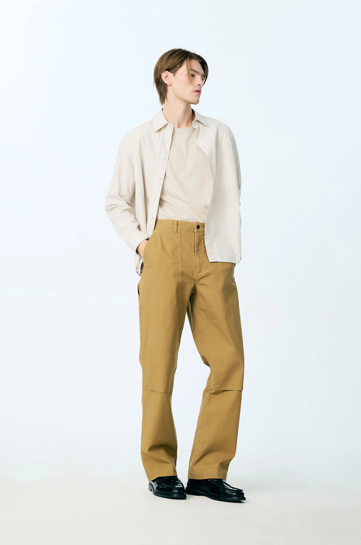 Micro-Textured Utility Shirt