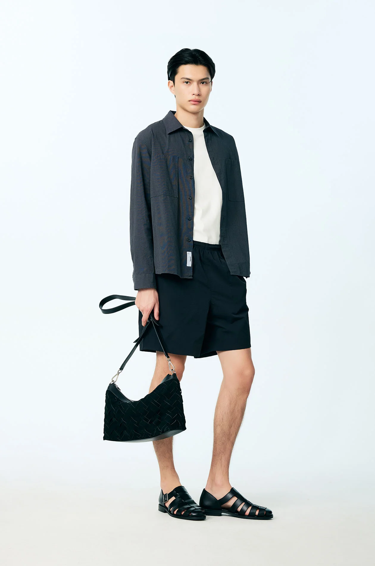 Micro-Textured Utility Shirt - Image 4