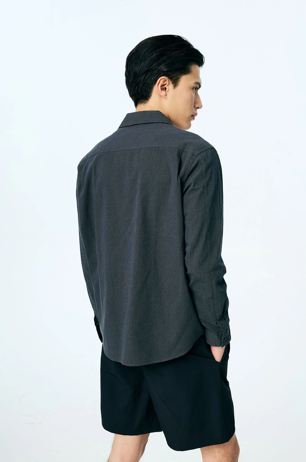 Micro-Textured Utility Shirt - Image 6