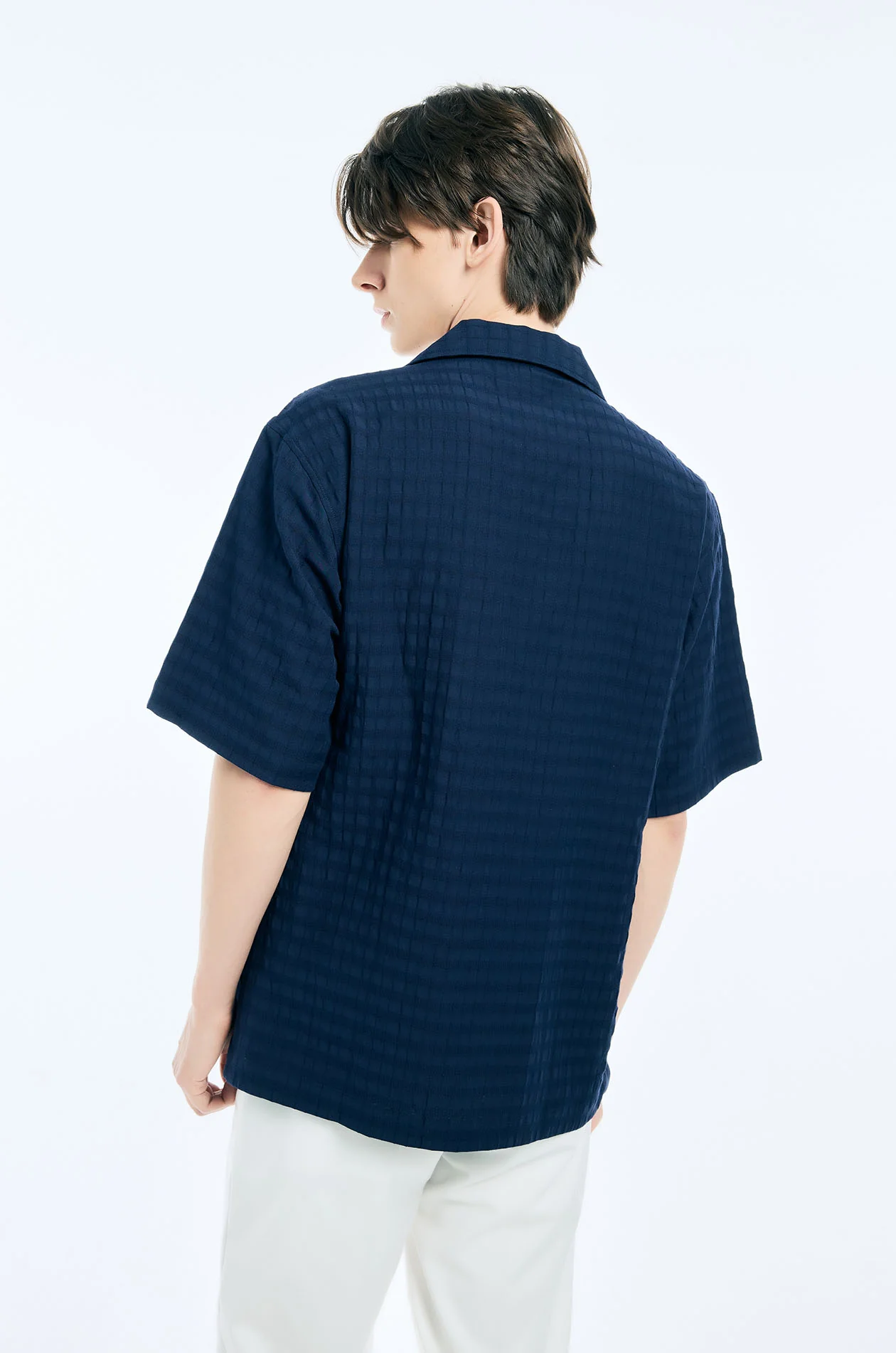 Grid Jacquard Resort Shirt - Image 8