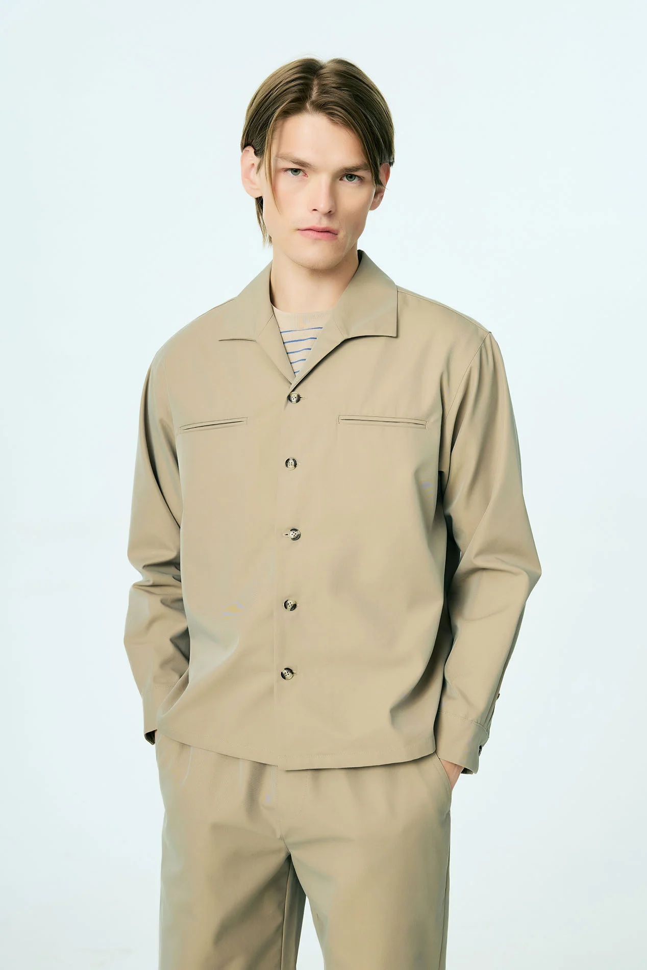 Cotton-Blend Twill Overshirt - Image 2