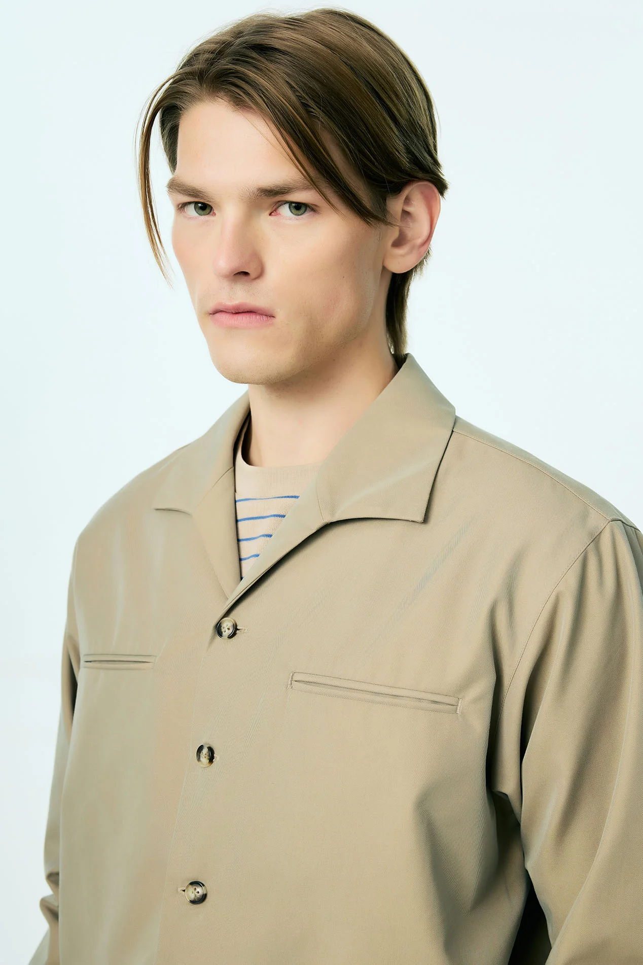 Cotton-Blend Twill Overshirt - Image 3
