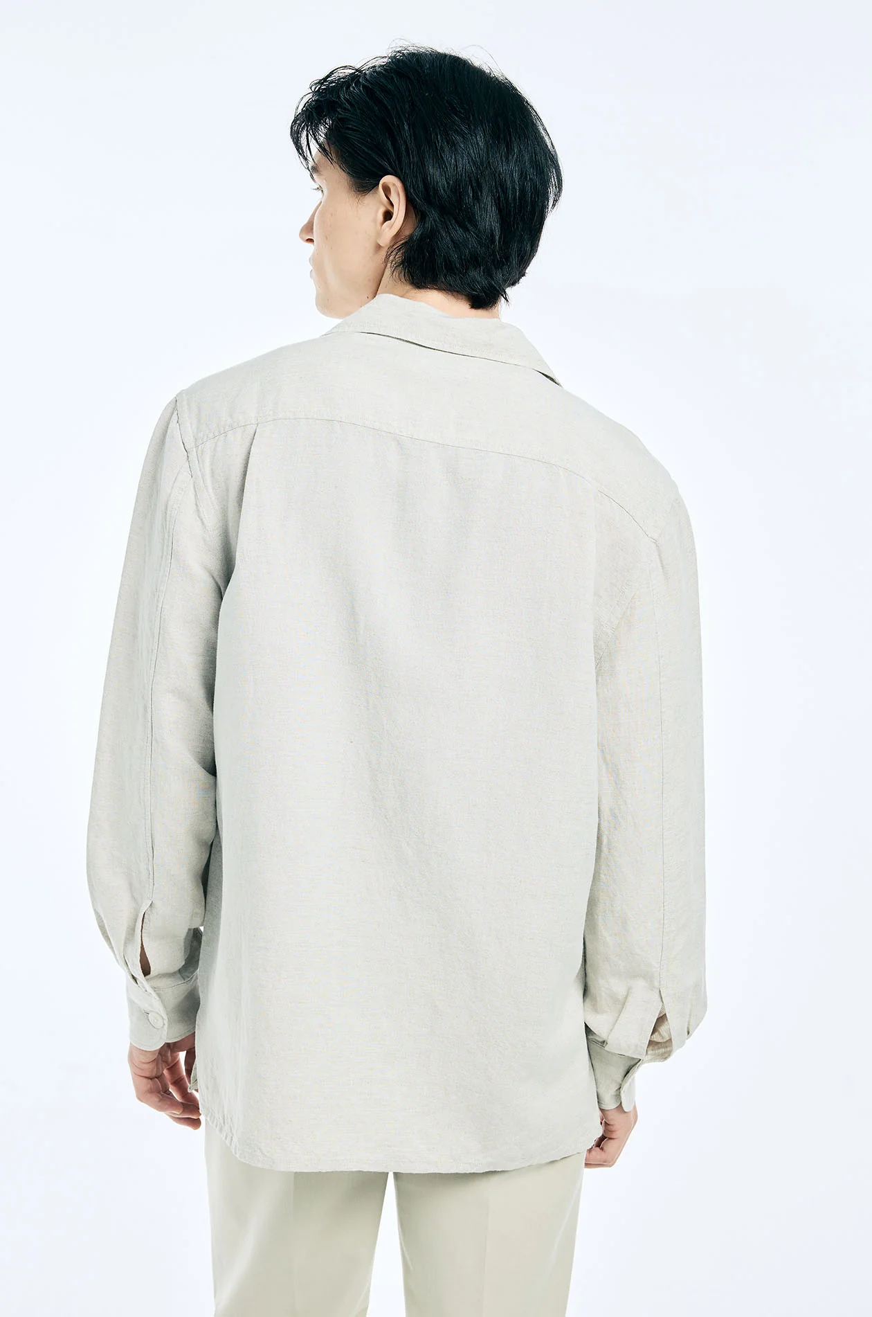 Linen-Blend Chore Jacket - Image 5