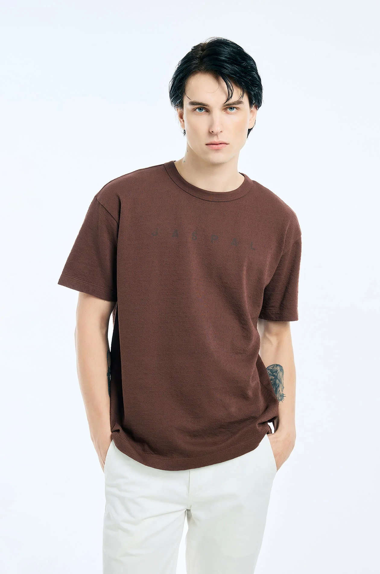 Logo Textured T-Shirt - Image 2