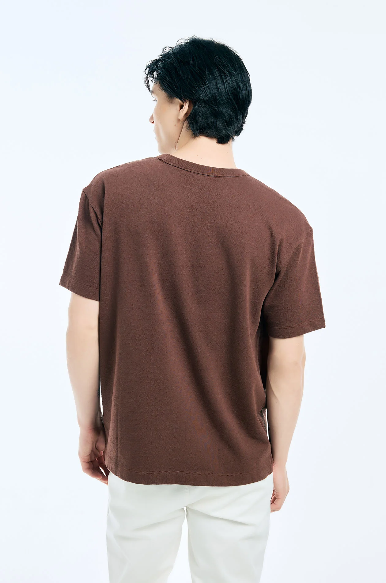 Logo Textured T-Shirt - Image 5