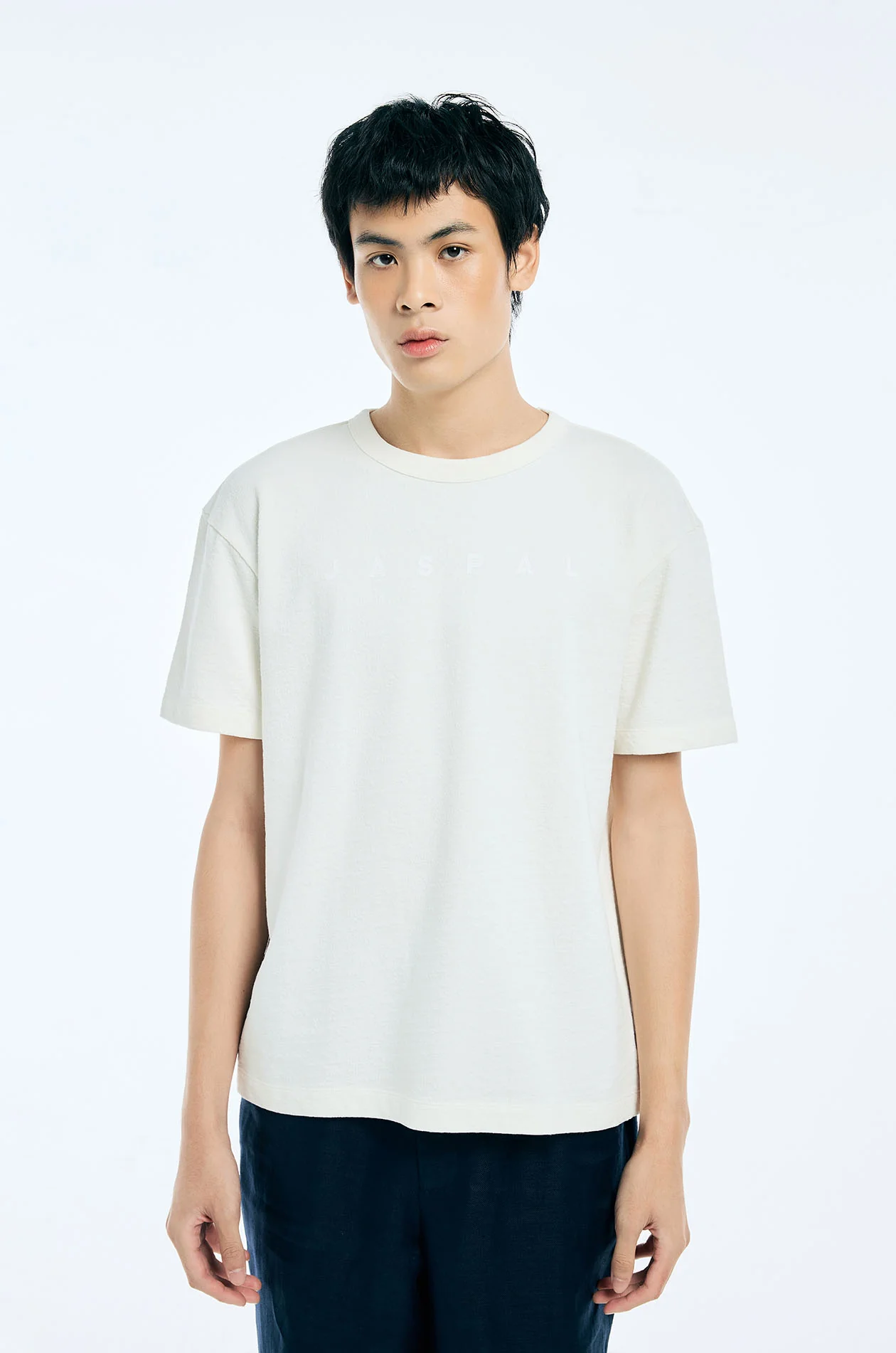 Logo Textured T-Shirt - Image 7
