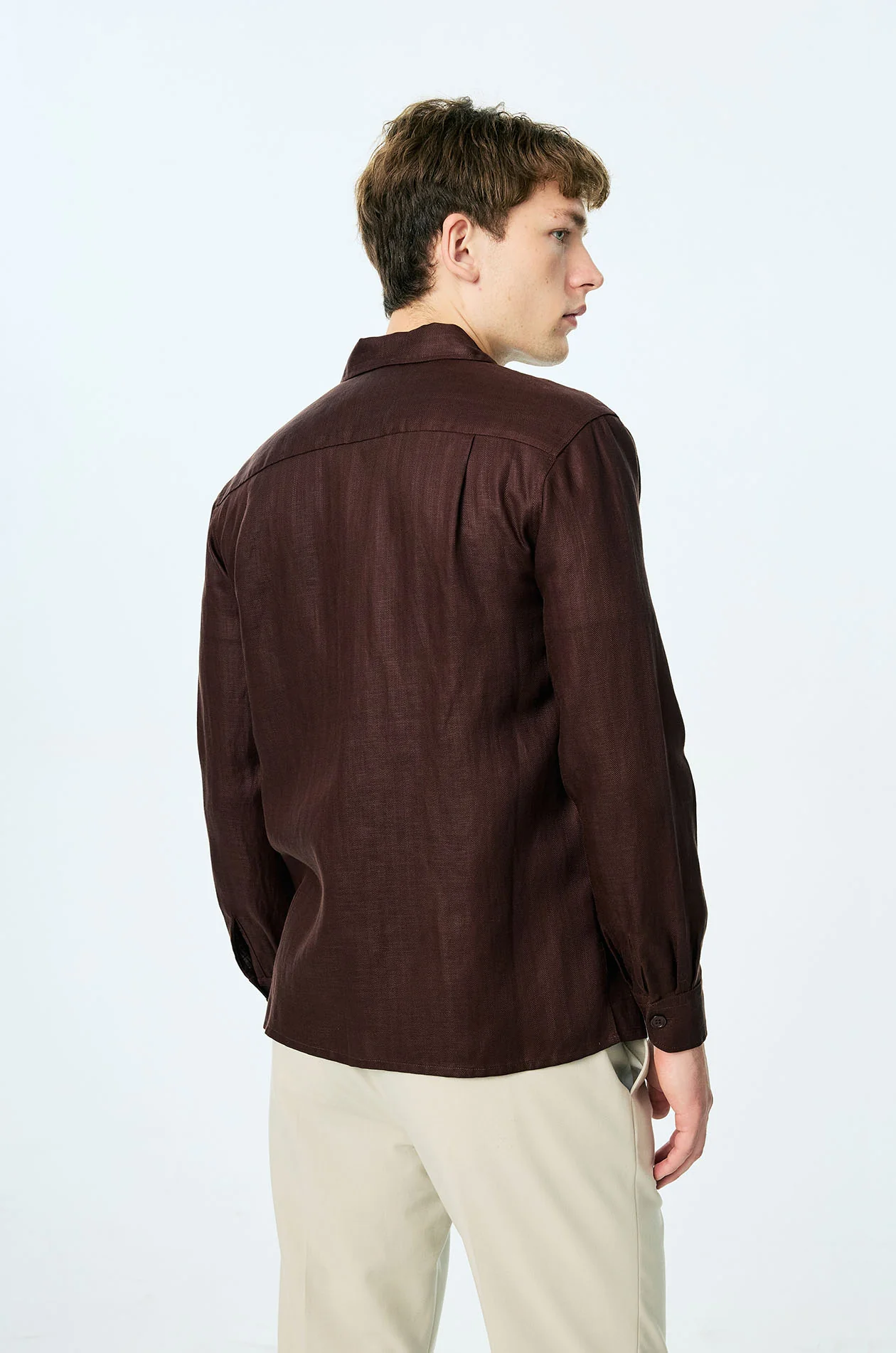 Herringbone Summer Overshirt - Image 3