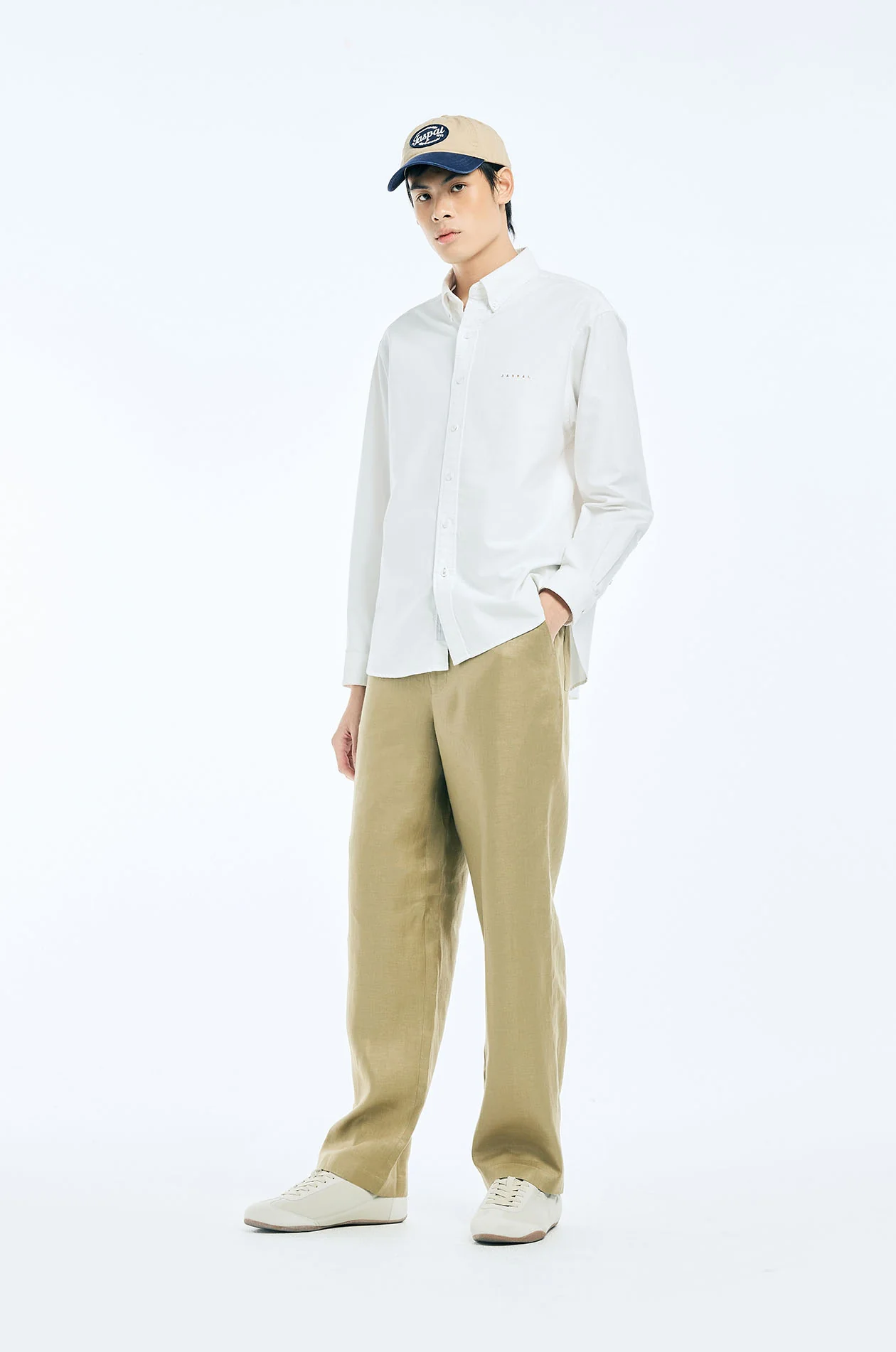 Button Down Collar Oxford Shirt - Image 6