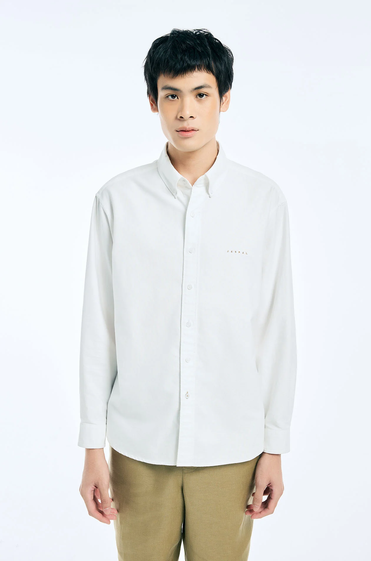 Button Down Collar Oxford Shirt - Image 7
