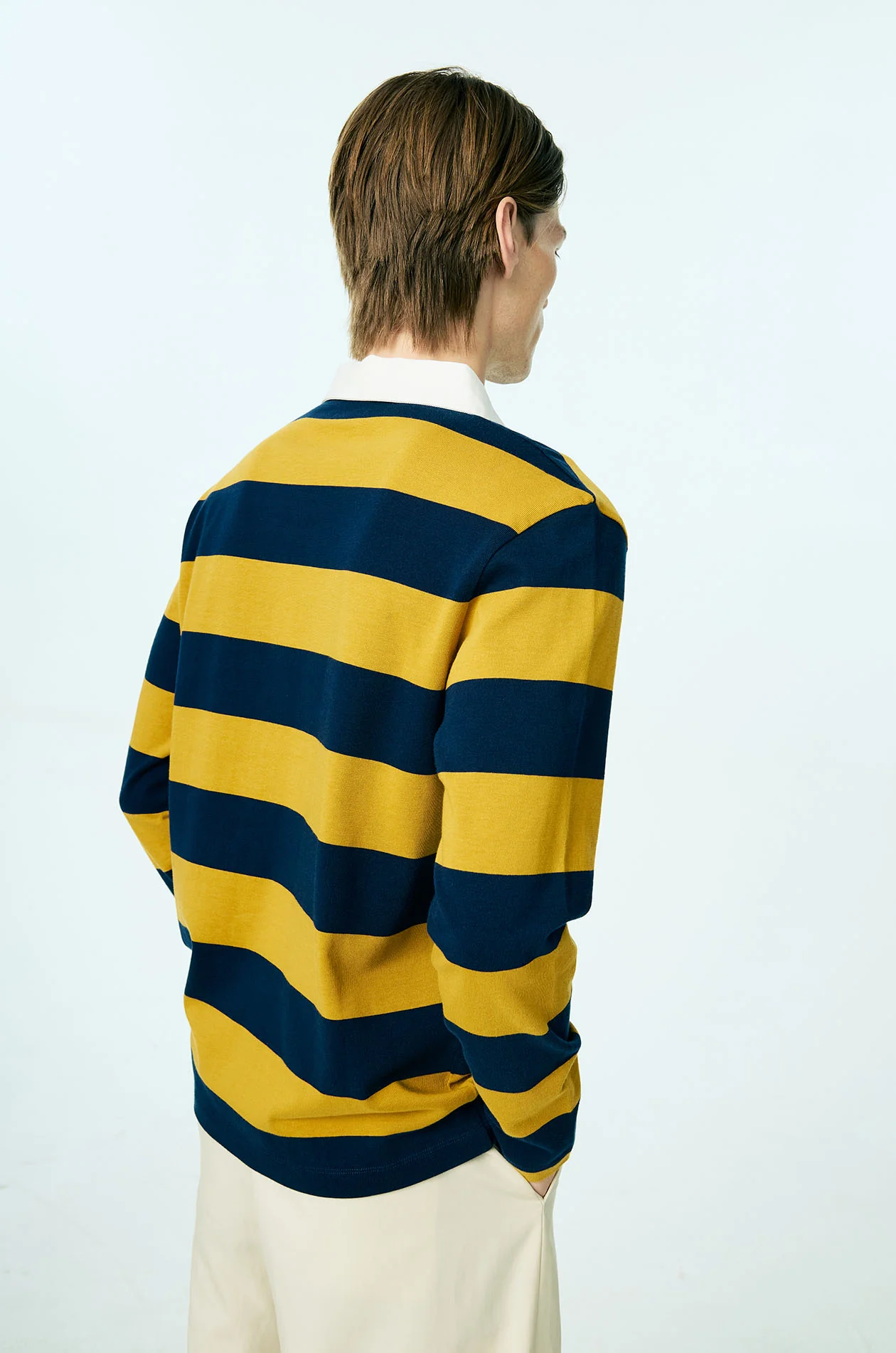 Awning Stripe Rugby Polo Shirt - Image 10