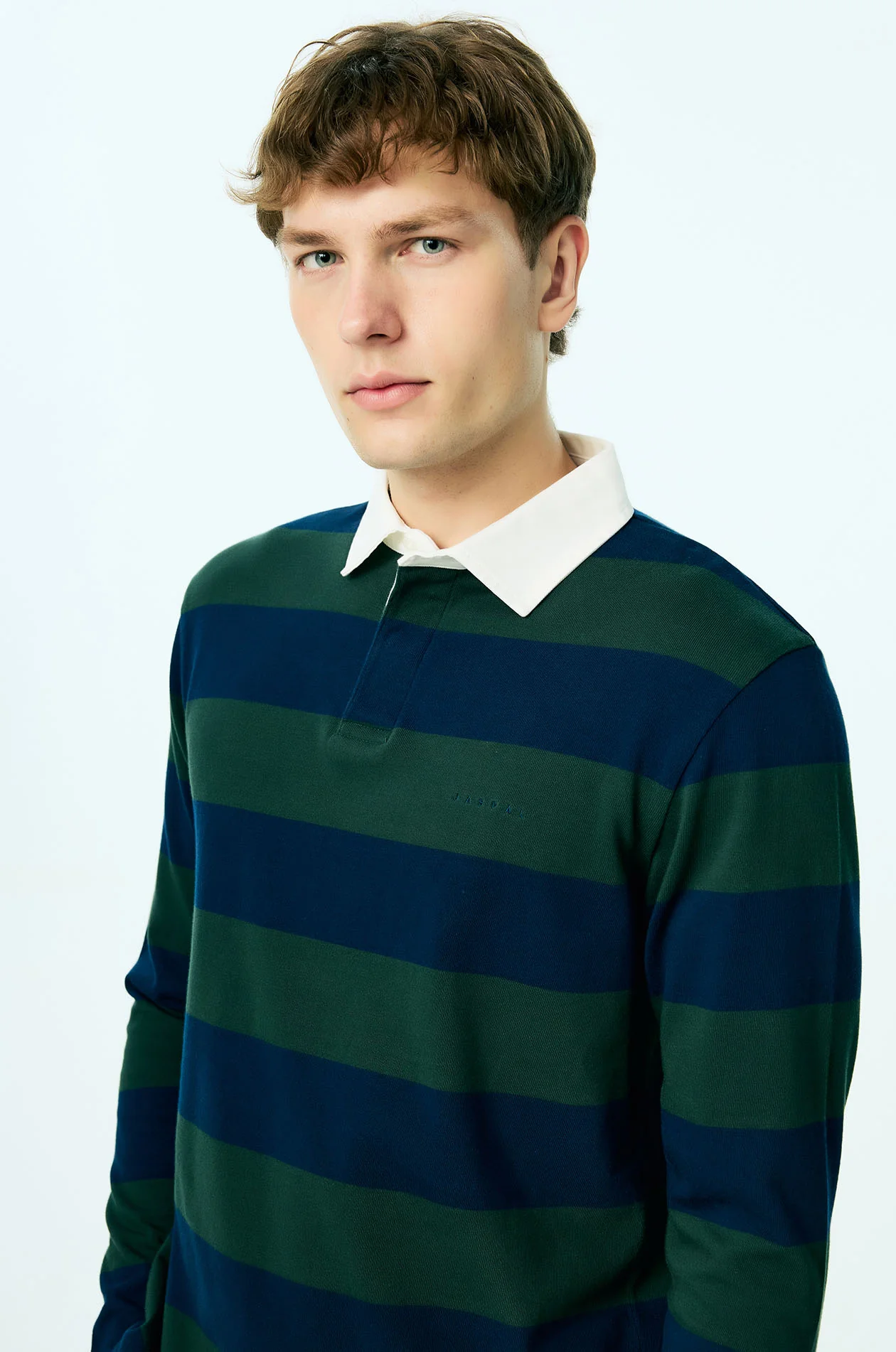 Awning Stripe Rugby Polo Shirt - Image 3