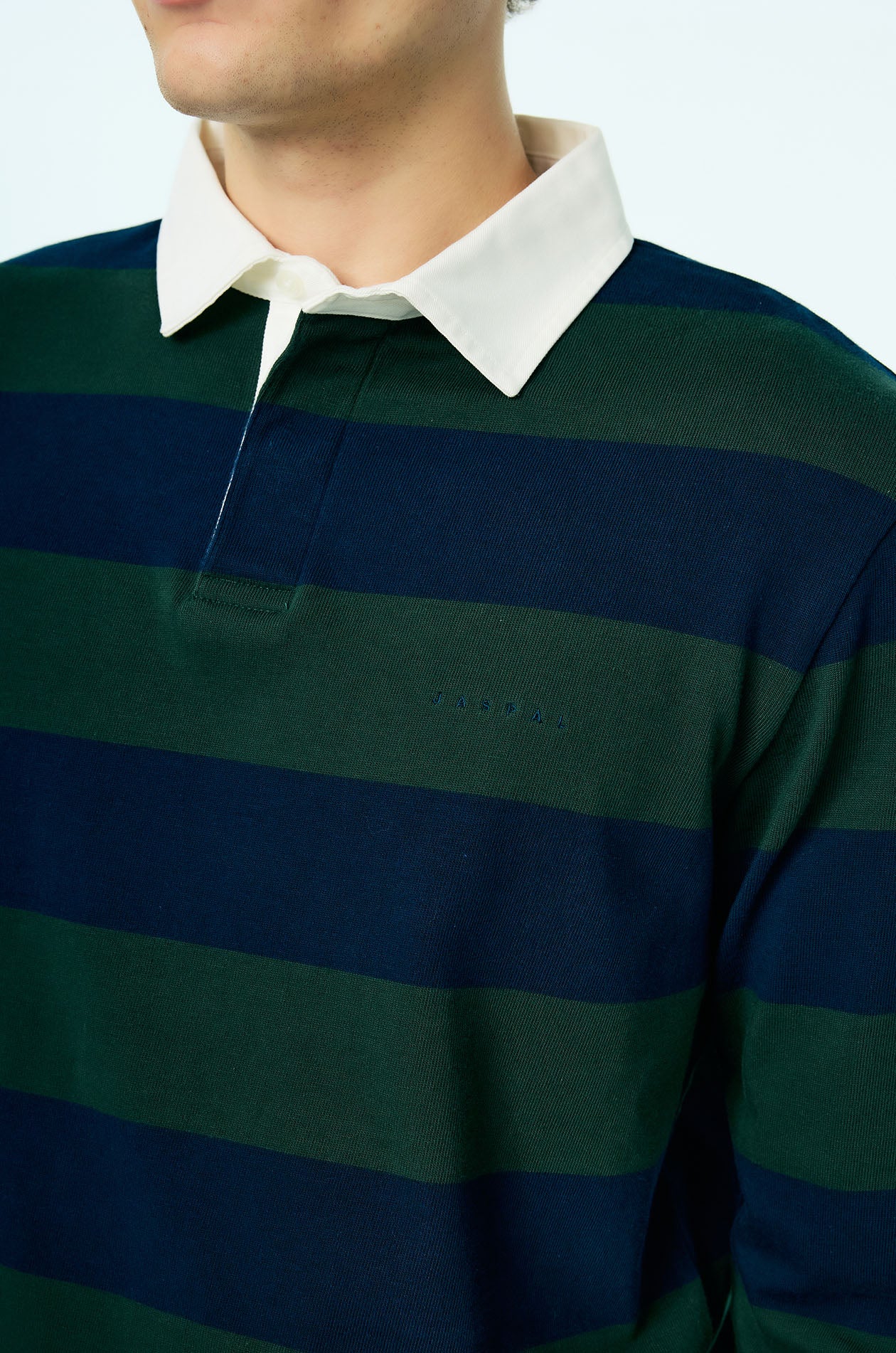 Awning Stripe Rugby Polo Shirt - Image 4