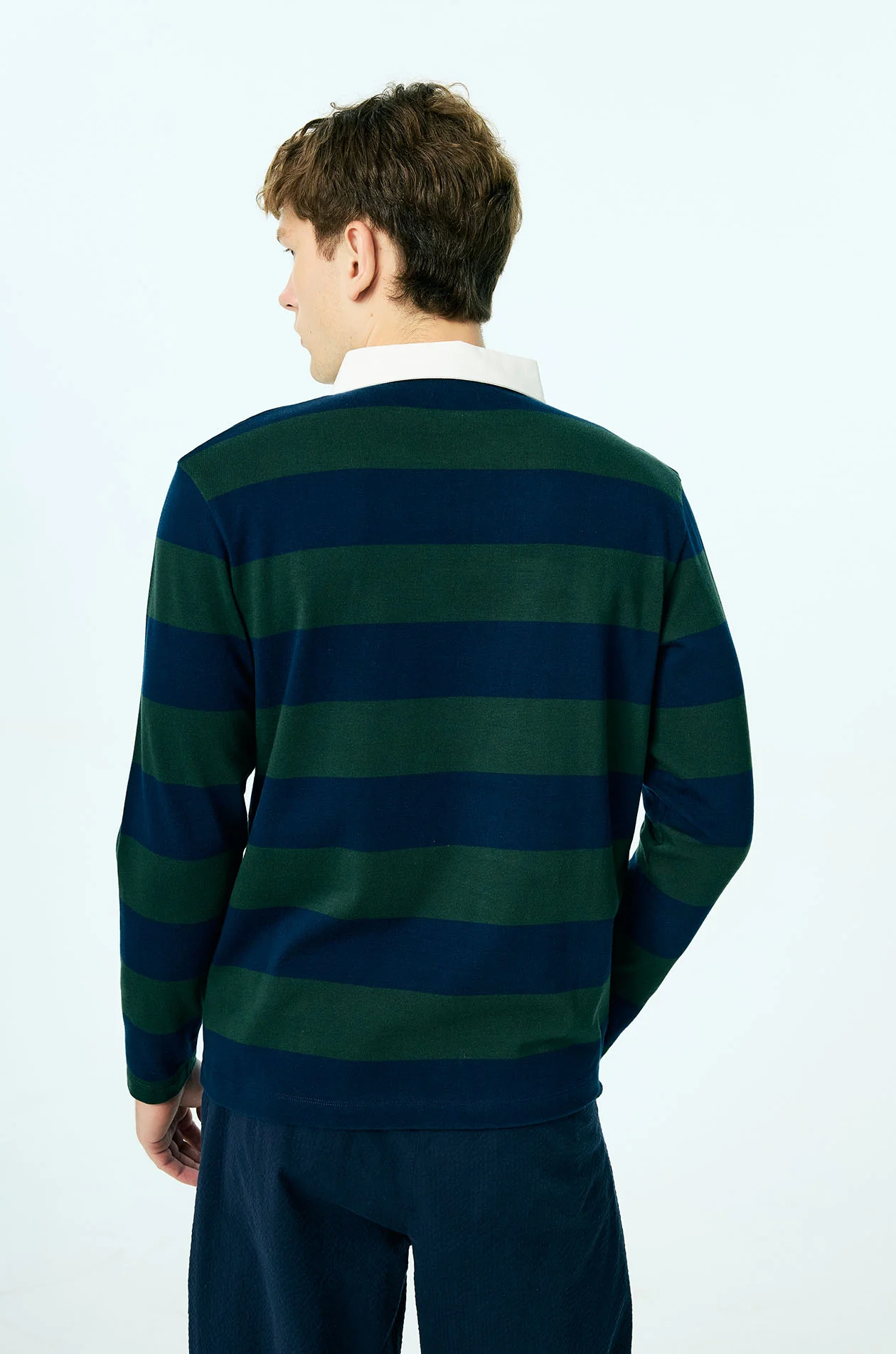 Awning Stripe Rugby Polo Shirt - Image 5
