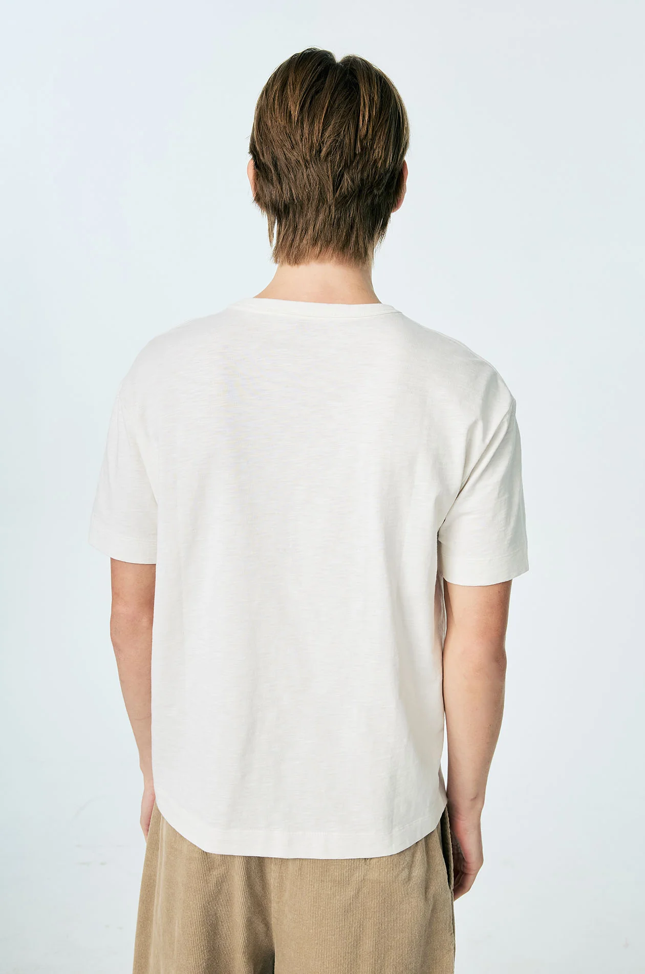 Cotton Jersey Henley T-Shirt - Image 8