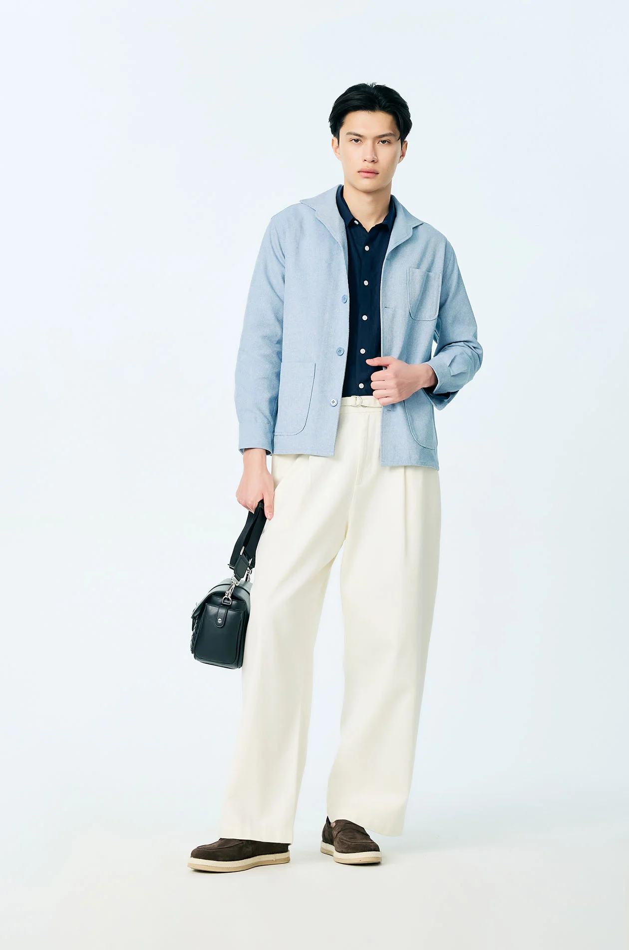 Cotton-Blend Twill Chore Jacket