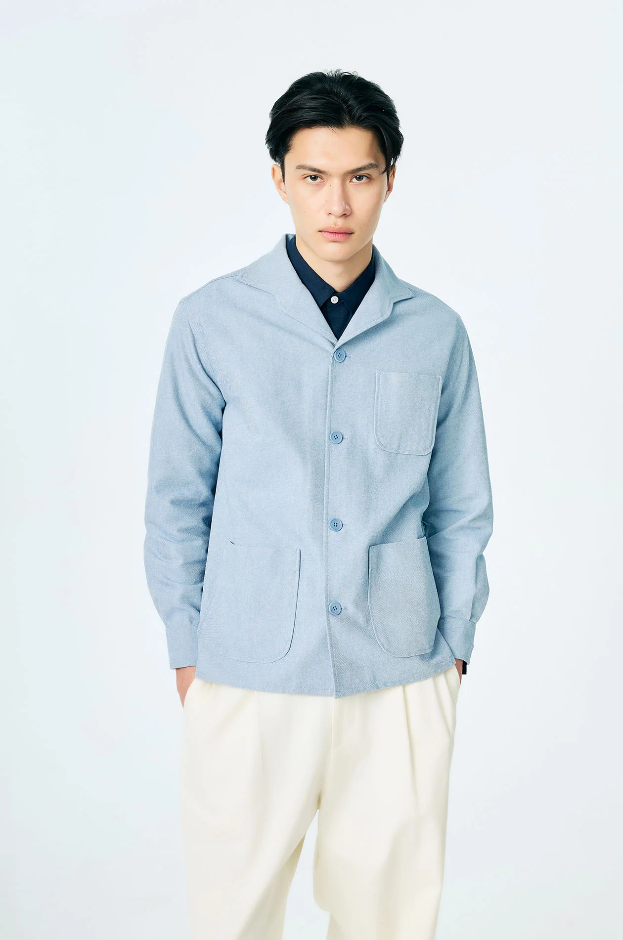 Cotton-Blend Twill Chore Jacket - Image 2