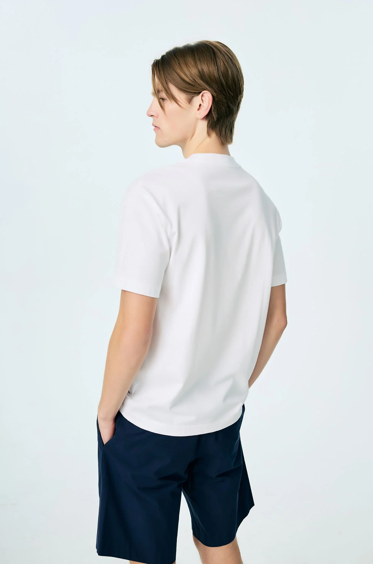 Fish Embroidered Cotton Jersey T-Shirt - Image 4
