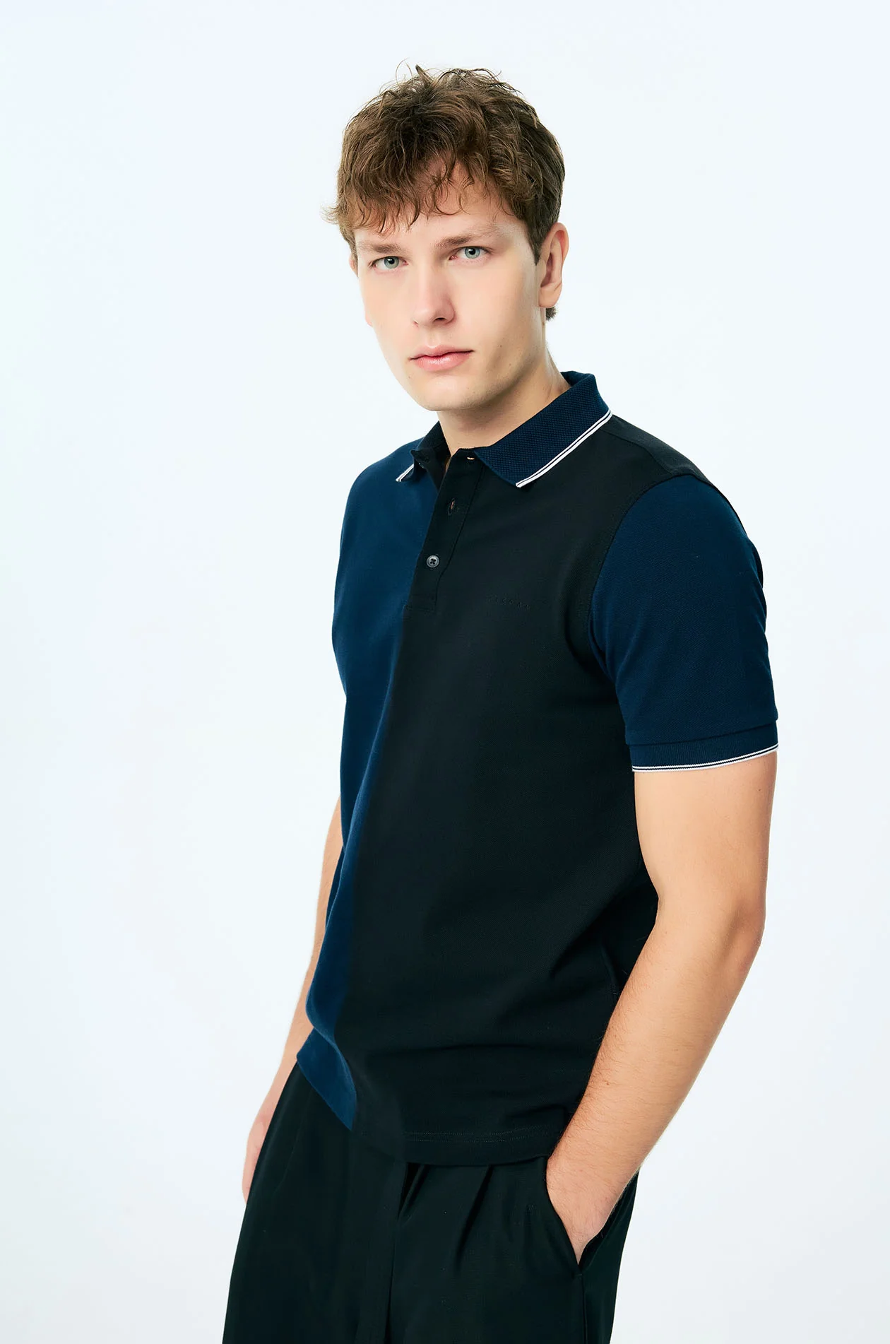 Color-Block Cotton Piqué Polo - Image 6