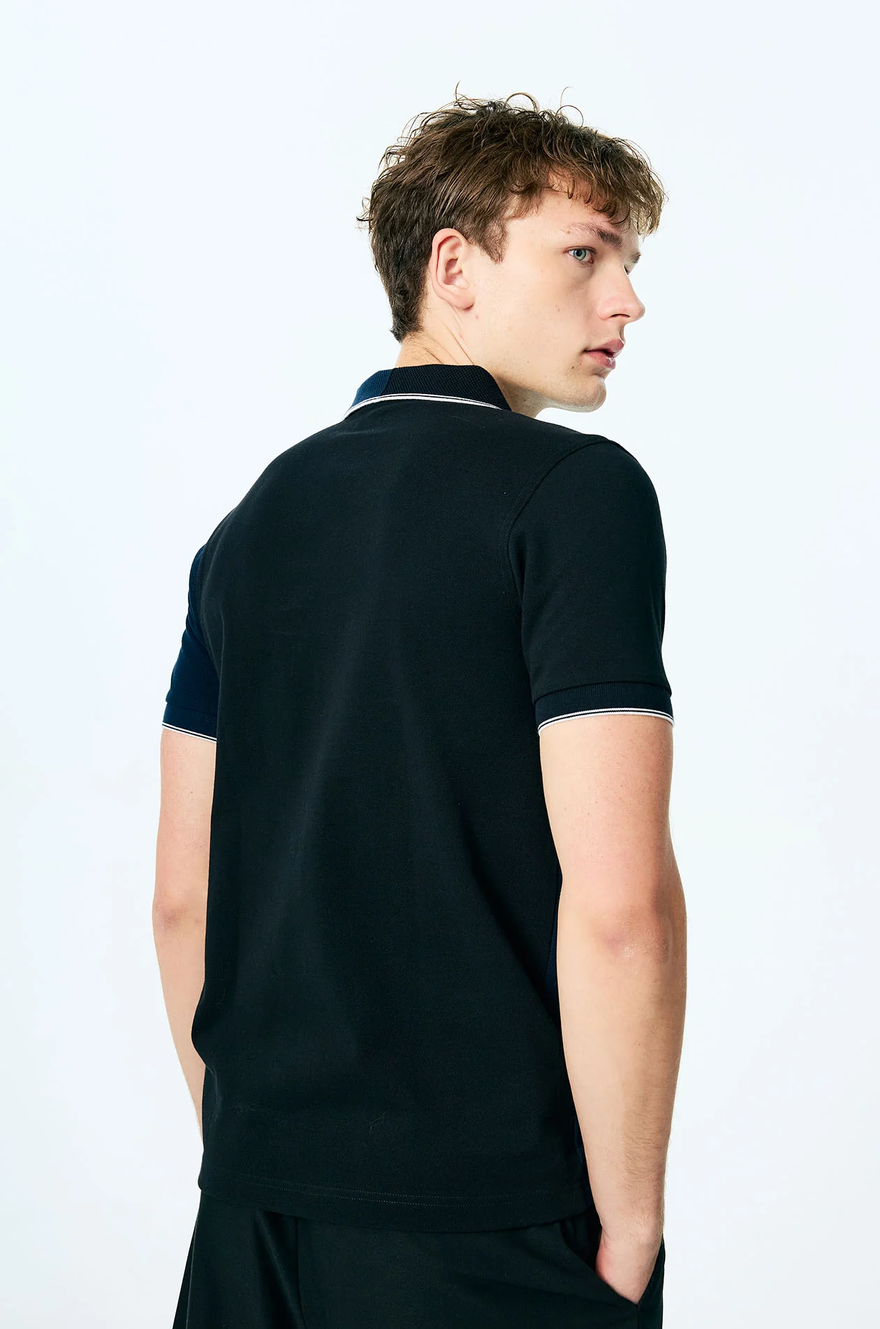 Color-Block Cotton Piqué Polo - Image 7
