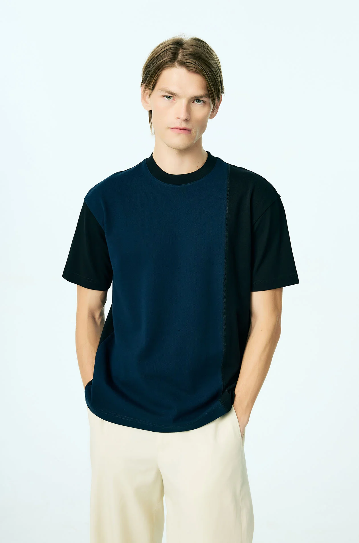 Color-Block Relaxed T-Shirt - Image 2