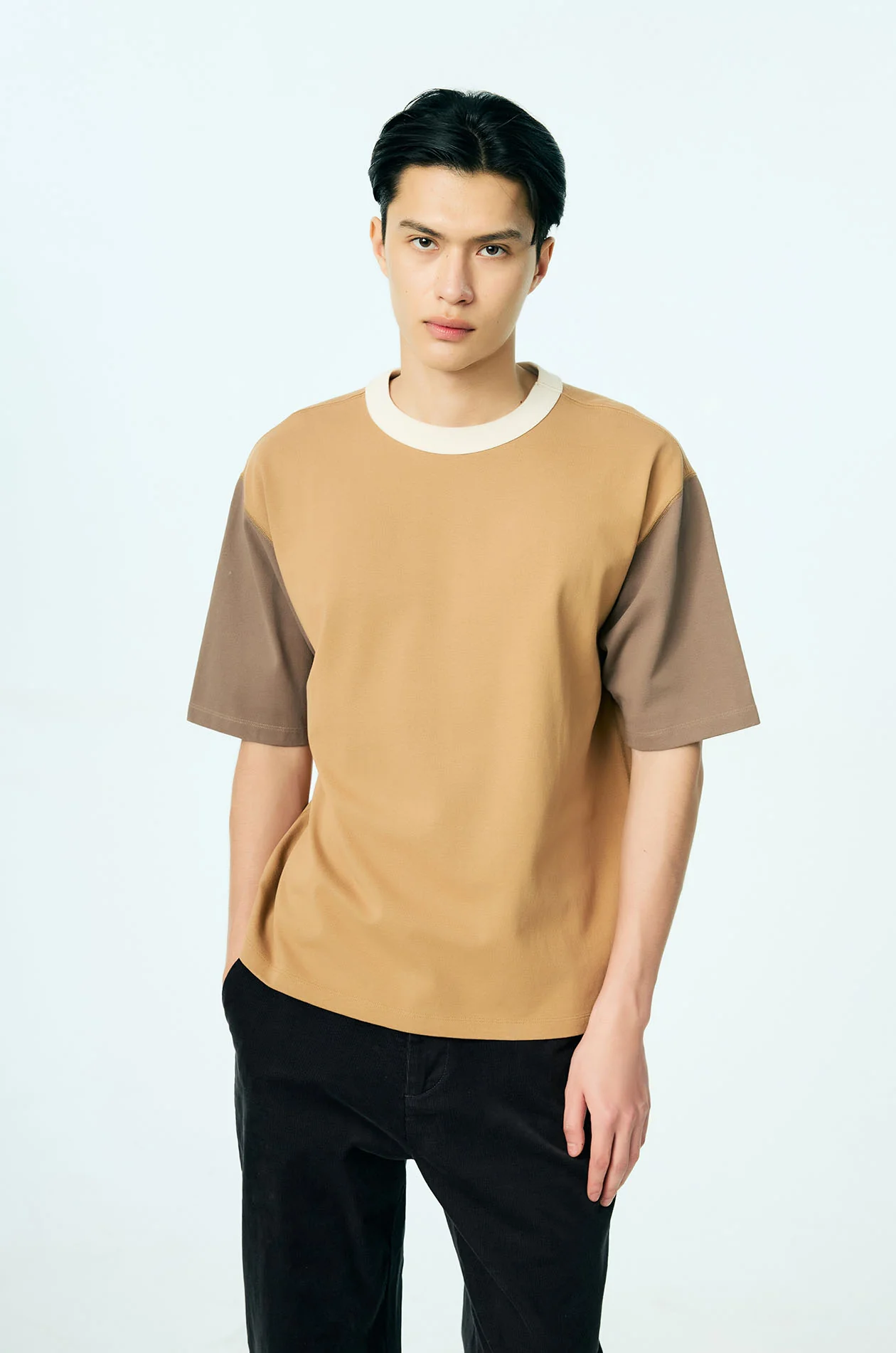 Color-Block Oversized T-Shirt - Image 2
