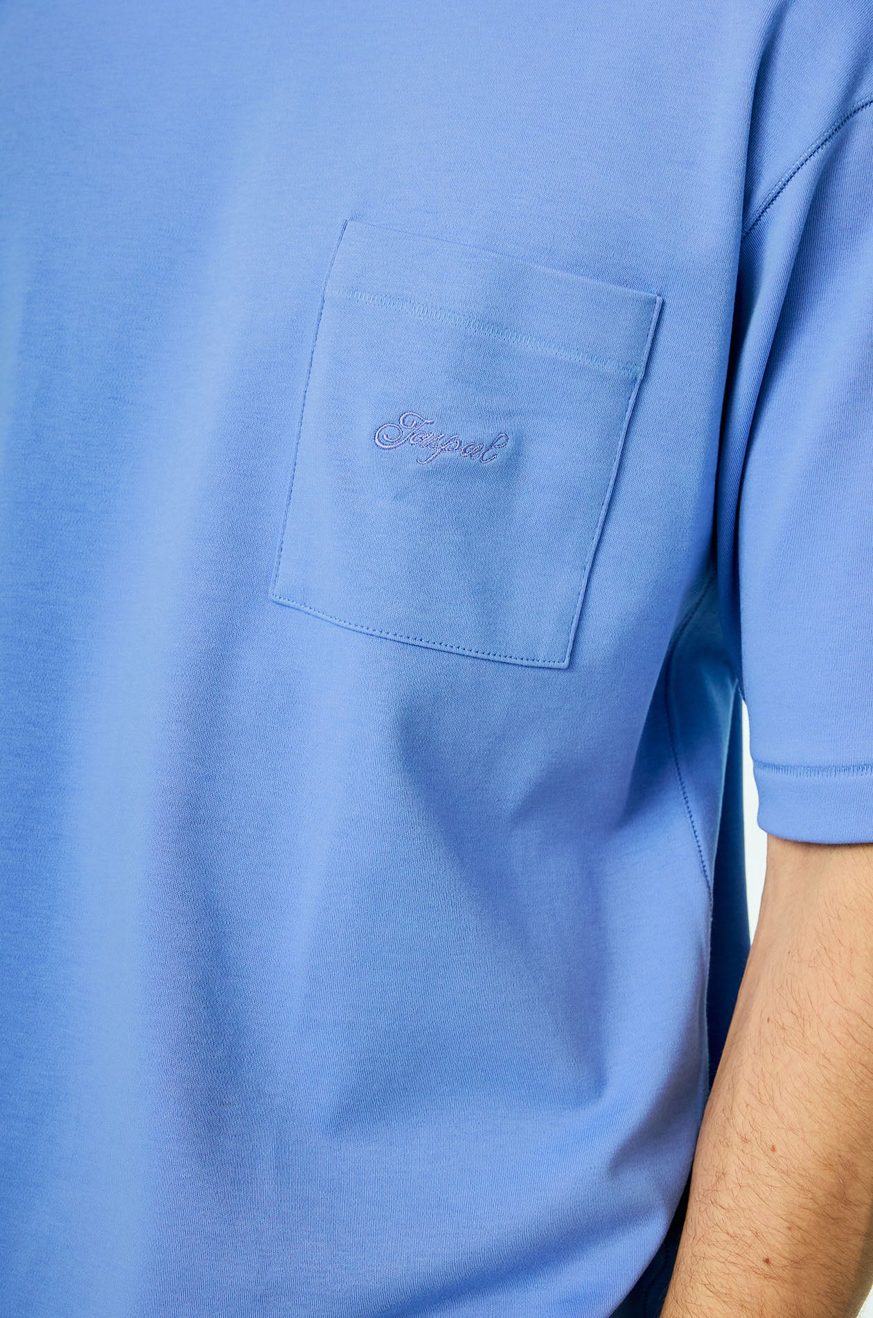 Oversized Cotton Jersey Pocket T-Shirt - Image 3