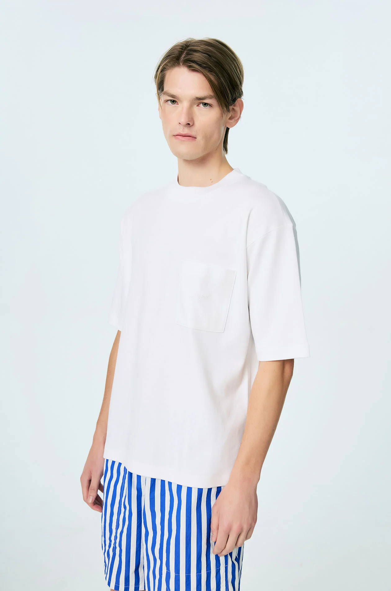 Oversized Cotton Jersey Pocket T-Shirt - Image 6