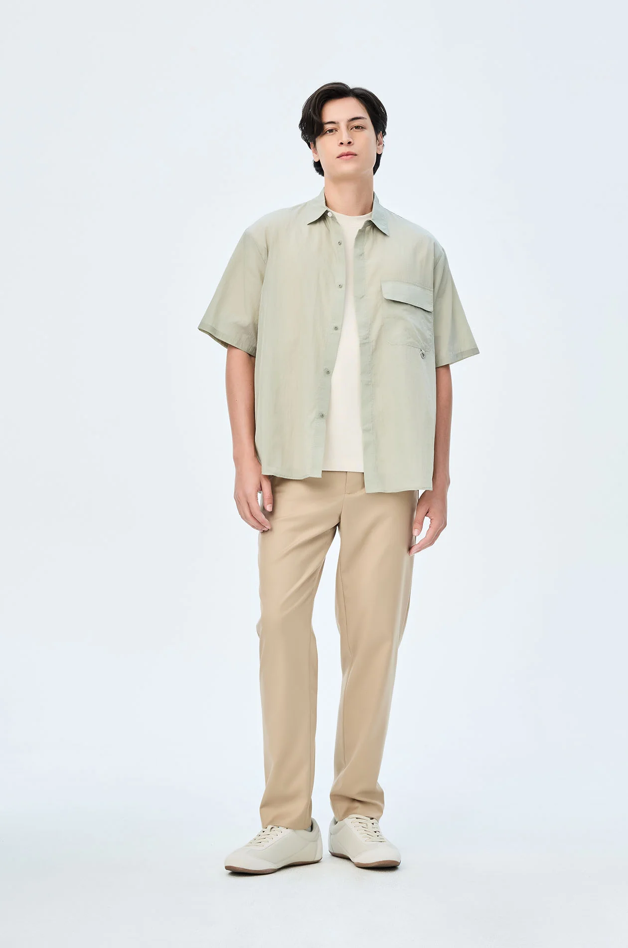 Oversized Parachute Sports Shirt