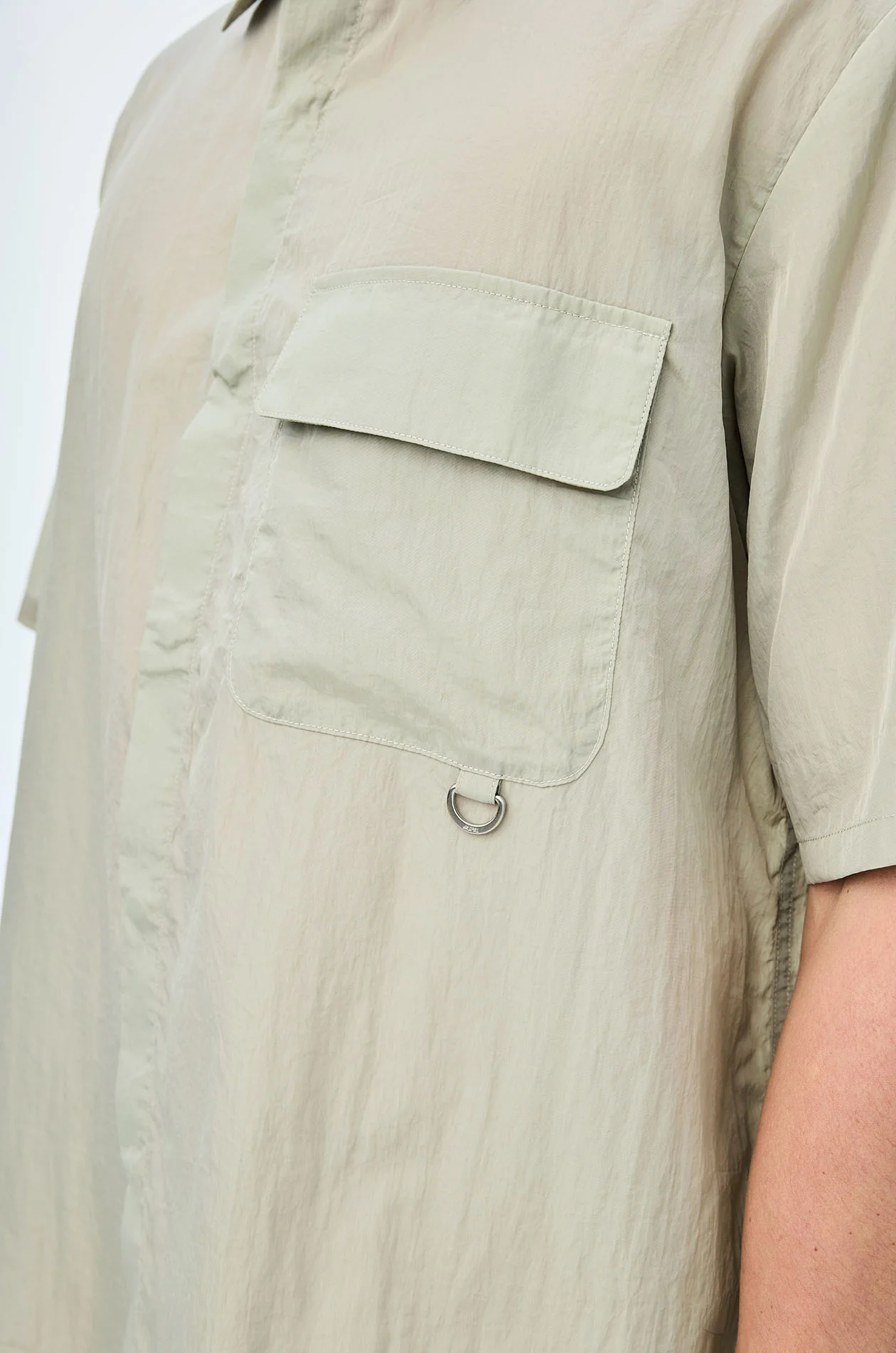 Oversized Parachute Sports Shirt - Image 3