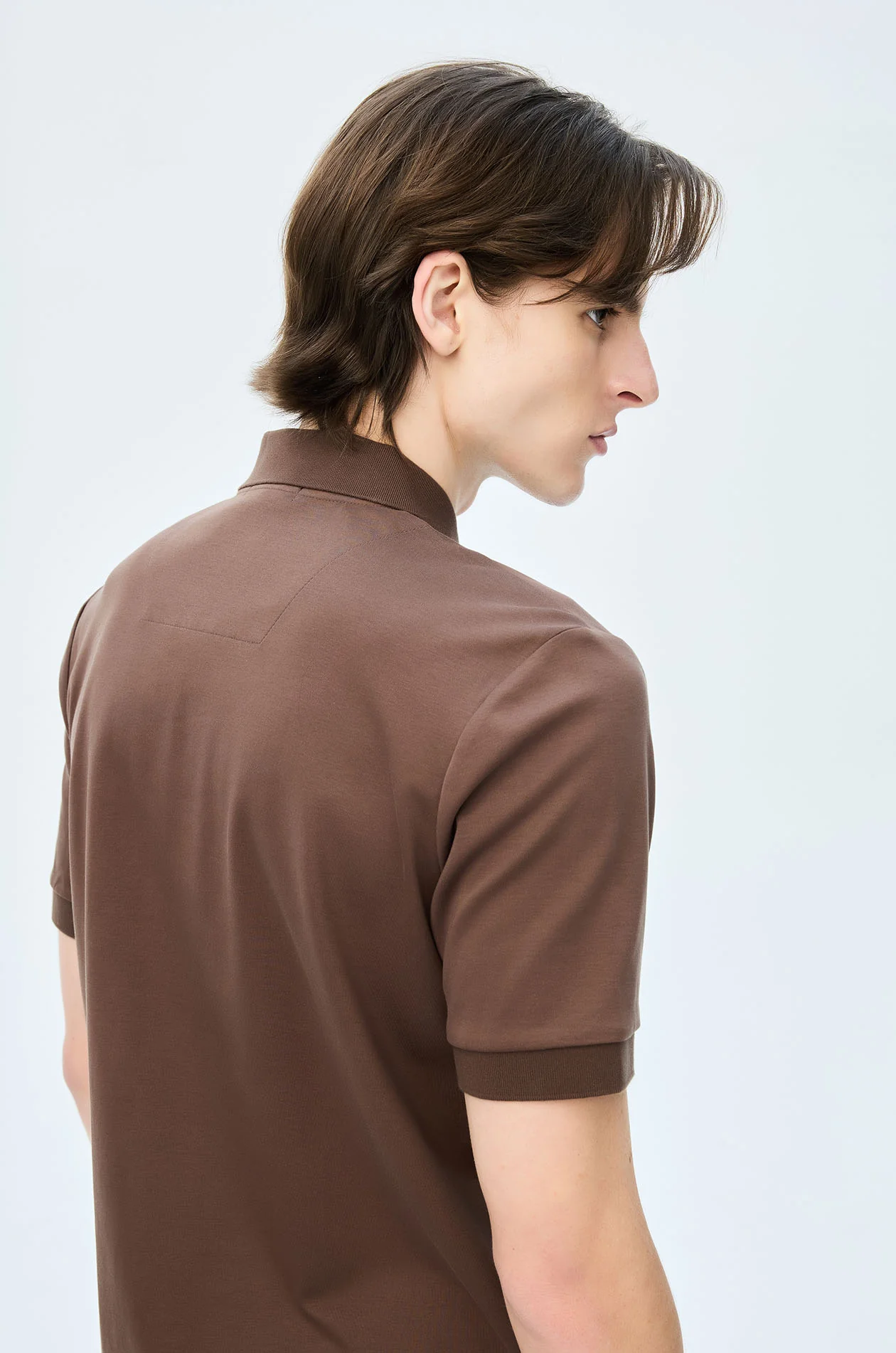 Relaxed Zipper Polo Shirt - Image 3