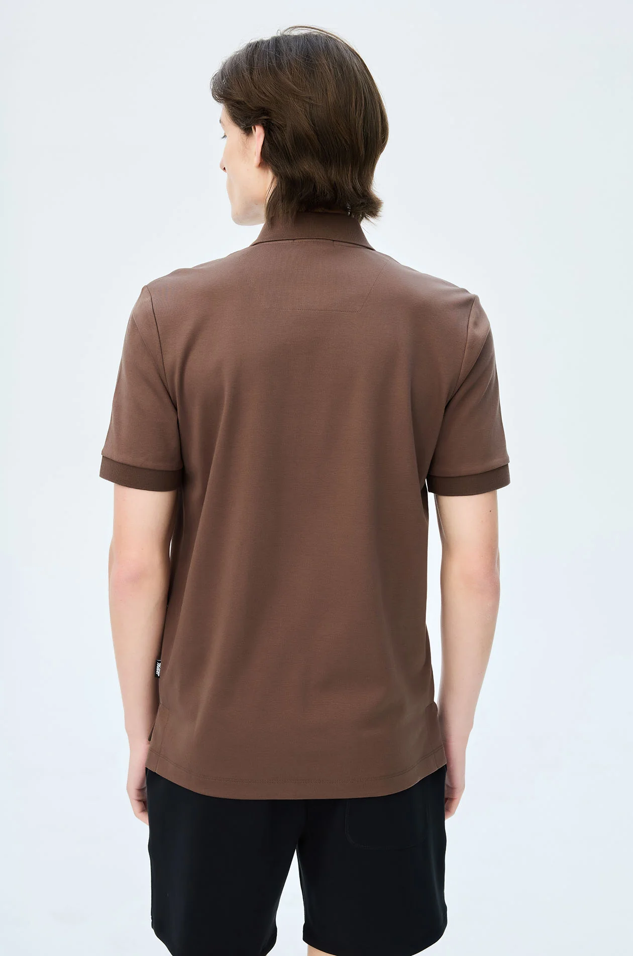 Relaxed Zipper Polo Shirt - Image 4