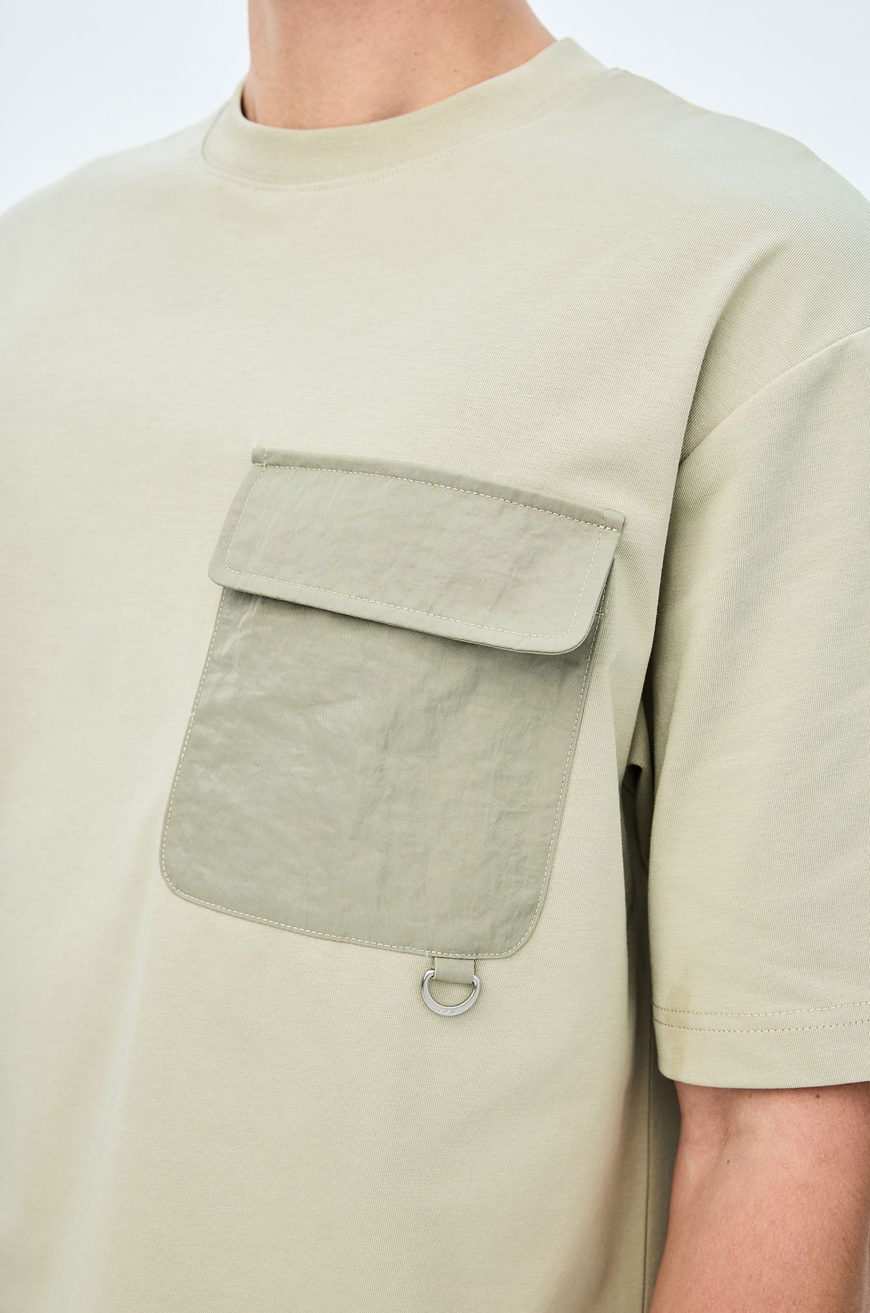 Utility Pocket Oversized T-Shirt - Image 9