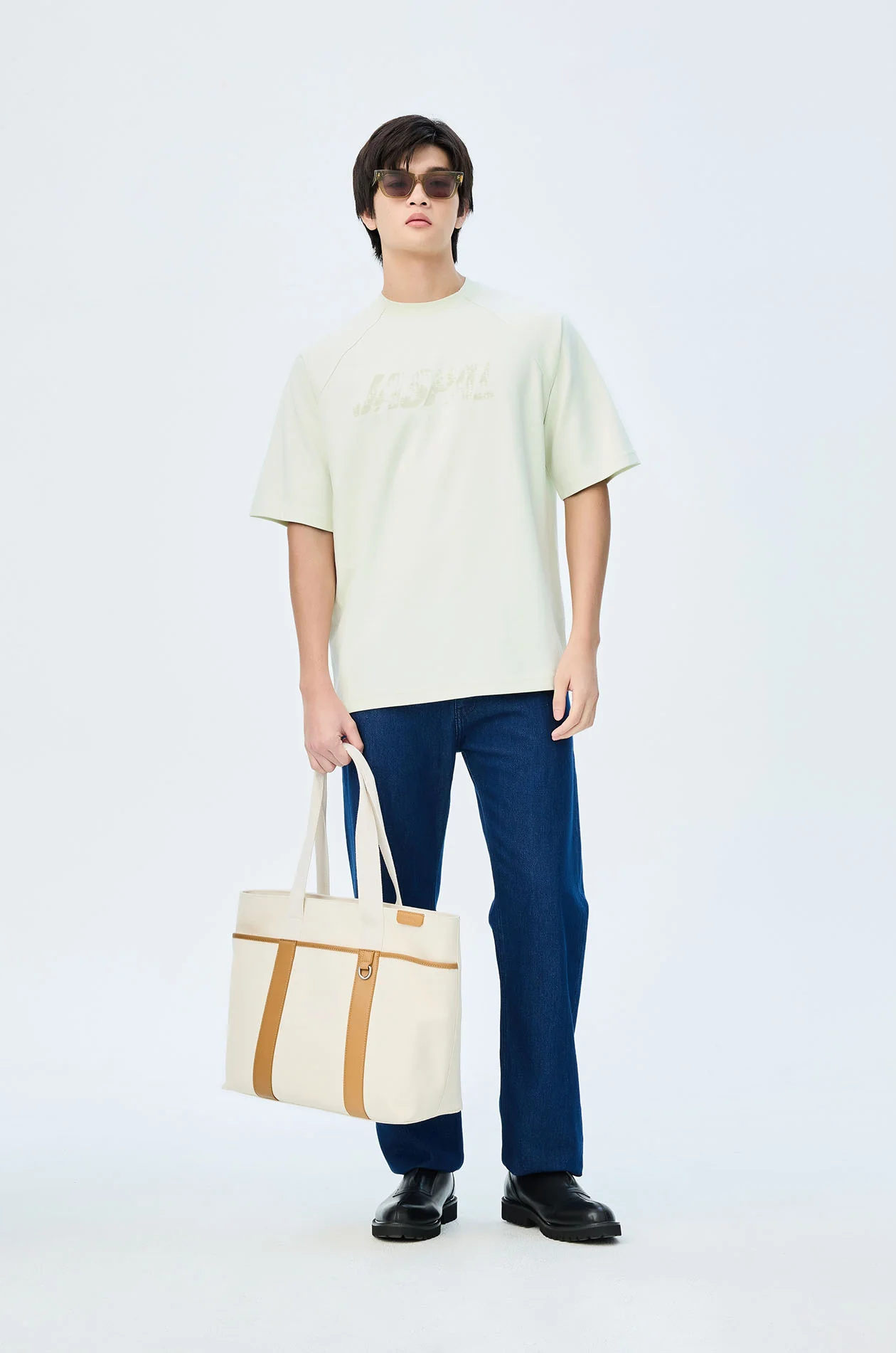 Vintage Flock Logo T-Shirt - Image 5