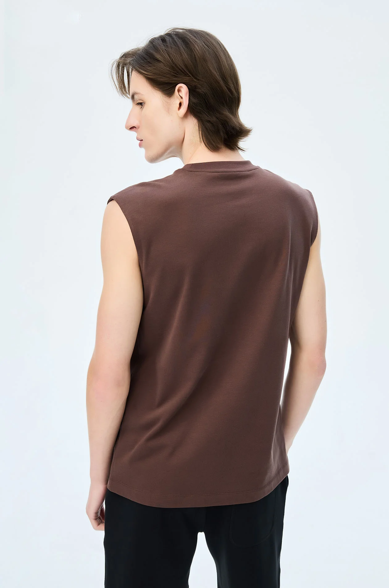Soft-Touch Sleeveless Tee - Image 10