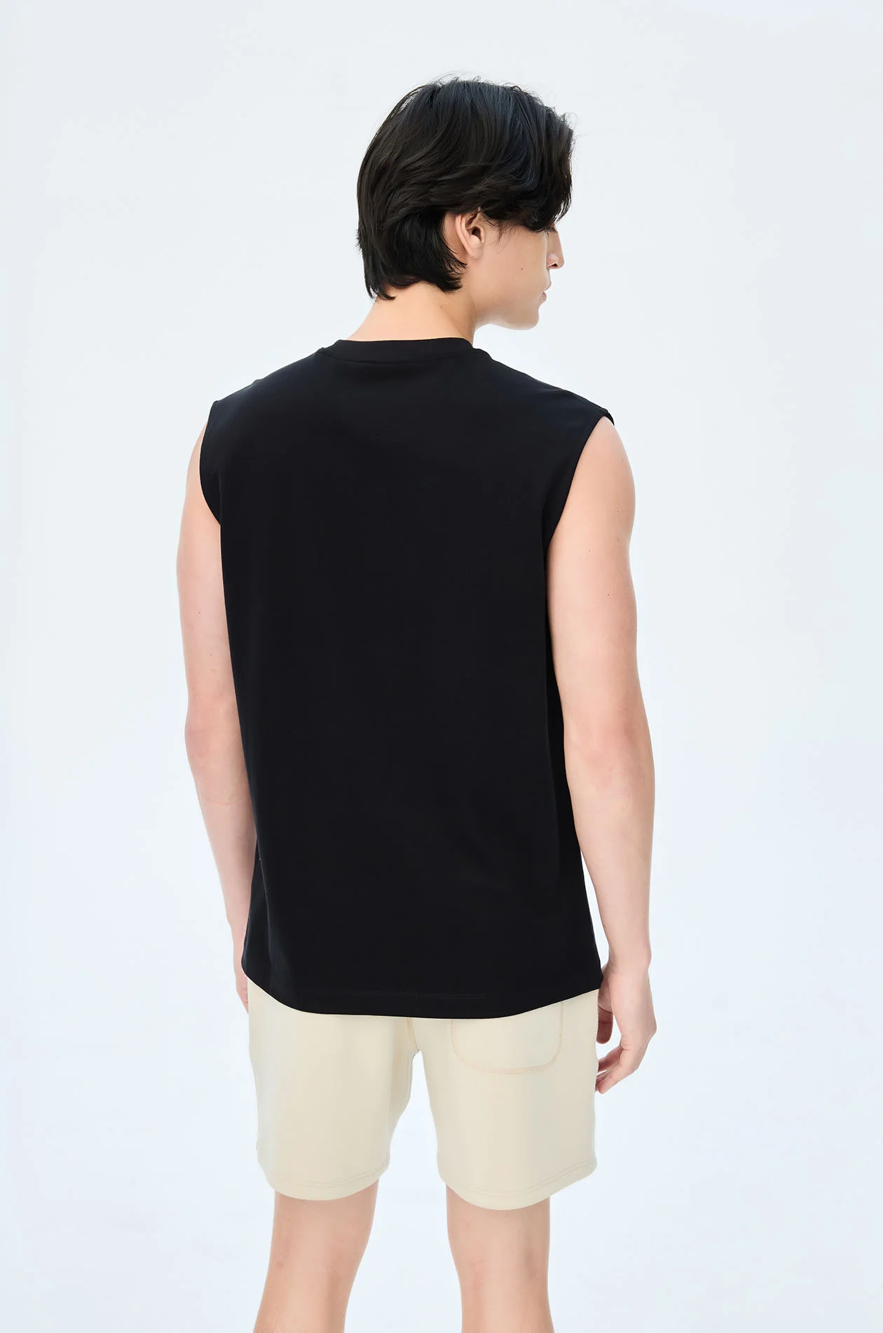 Soft-Touch Sleeveless Tee - Image 5