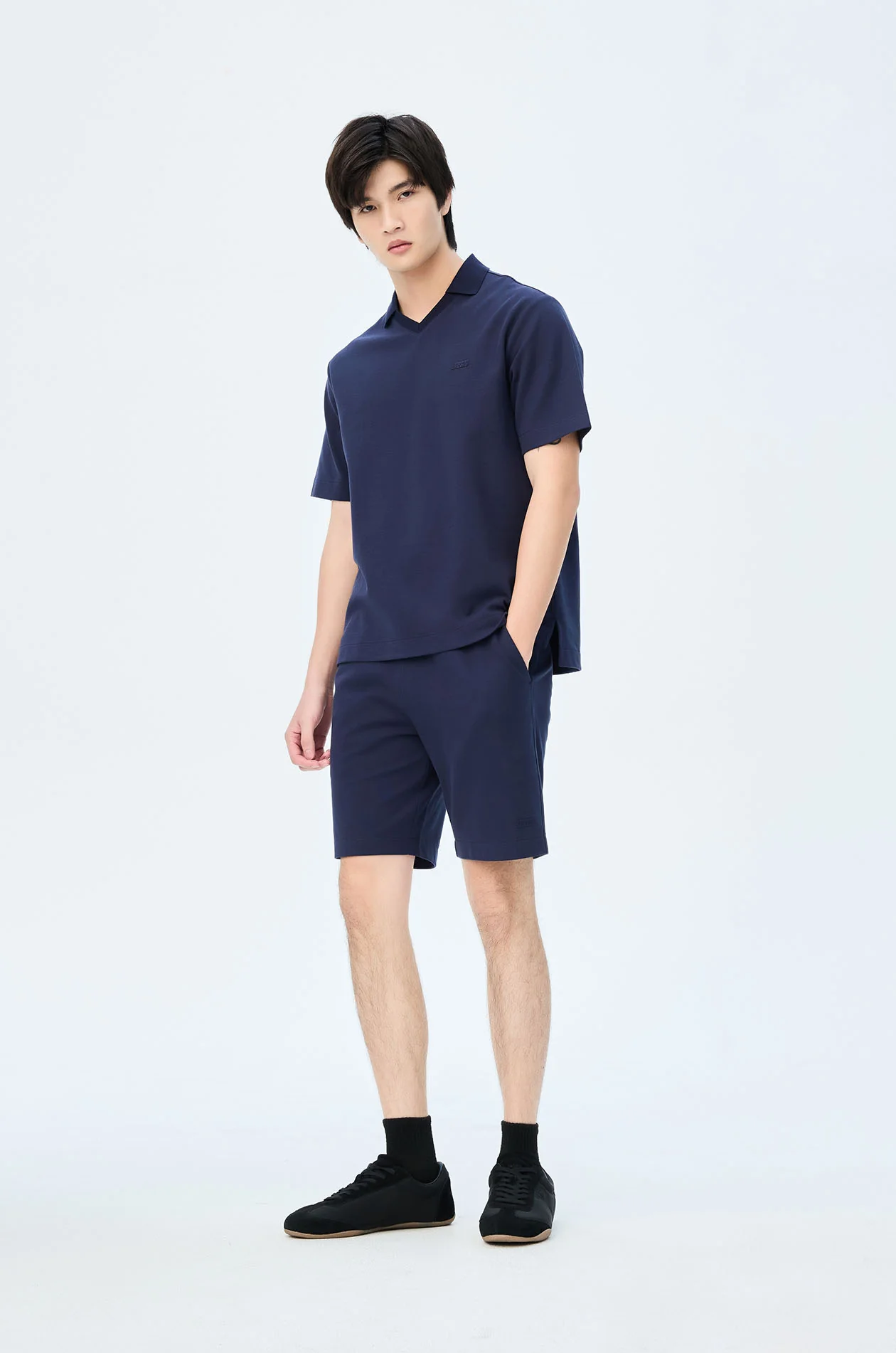 Drawstring Pique Sweatshorts - Image 11