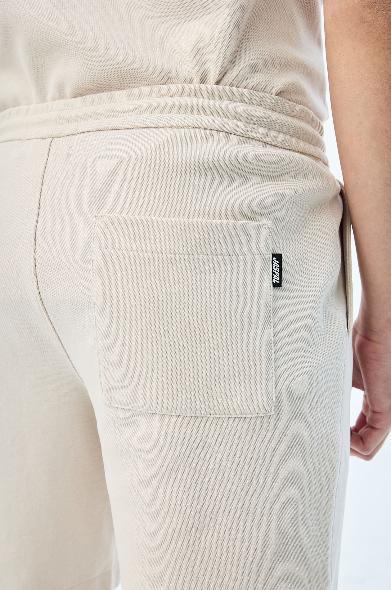 Drawstring Pique Sweatshorts - Image 4