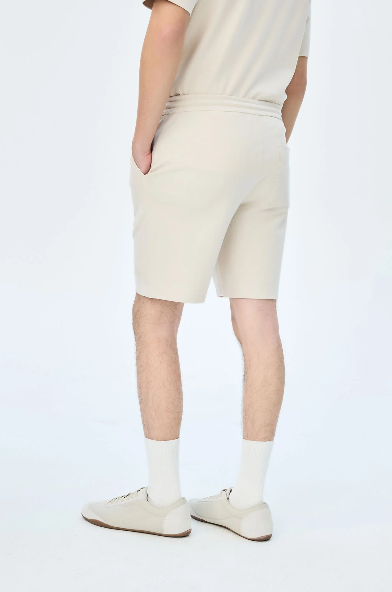 Drawstring Pique Sweatshorts - Image 5