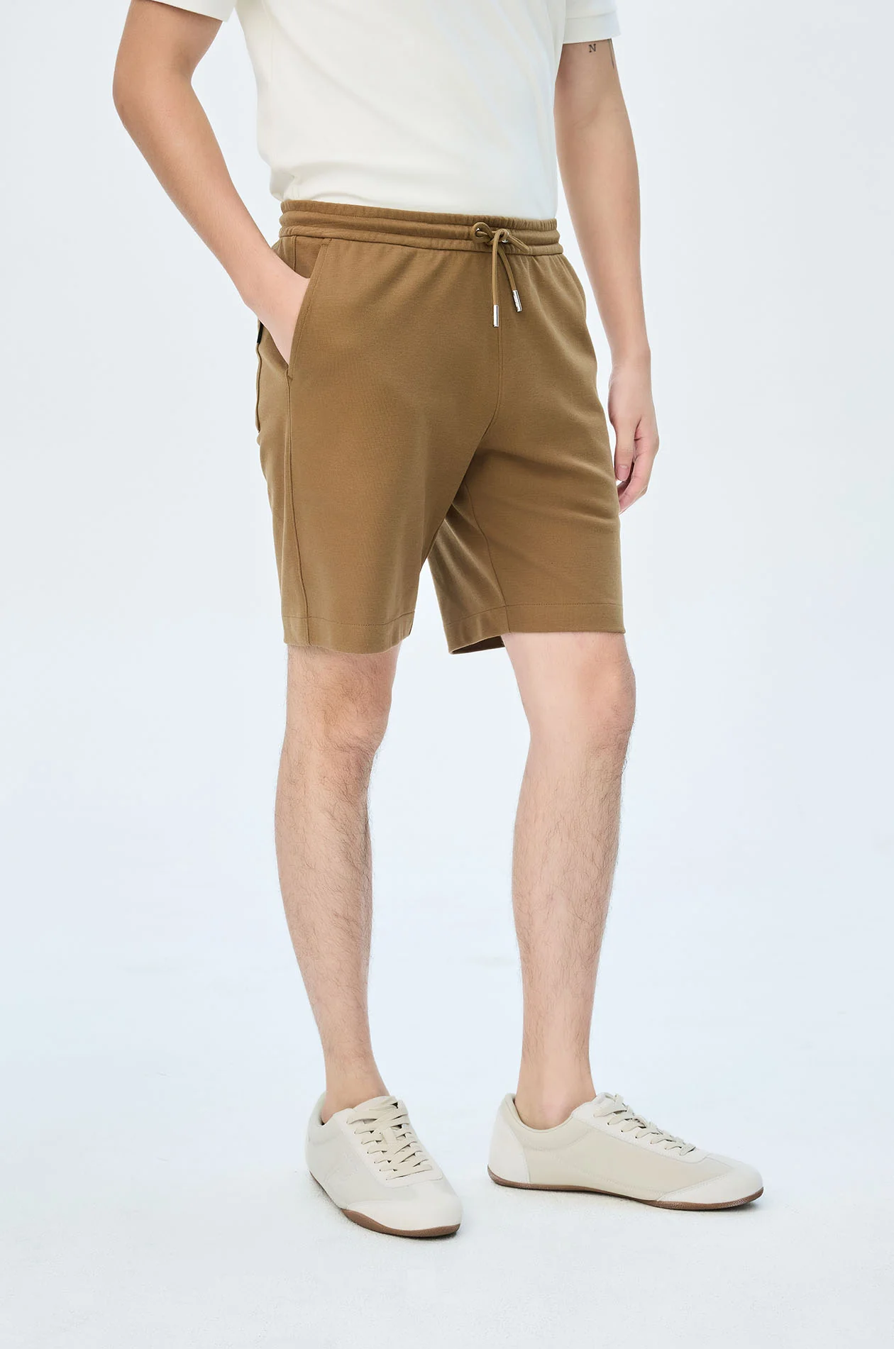Drawstring Pique Sweatshorts - Image 7