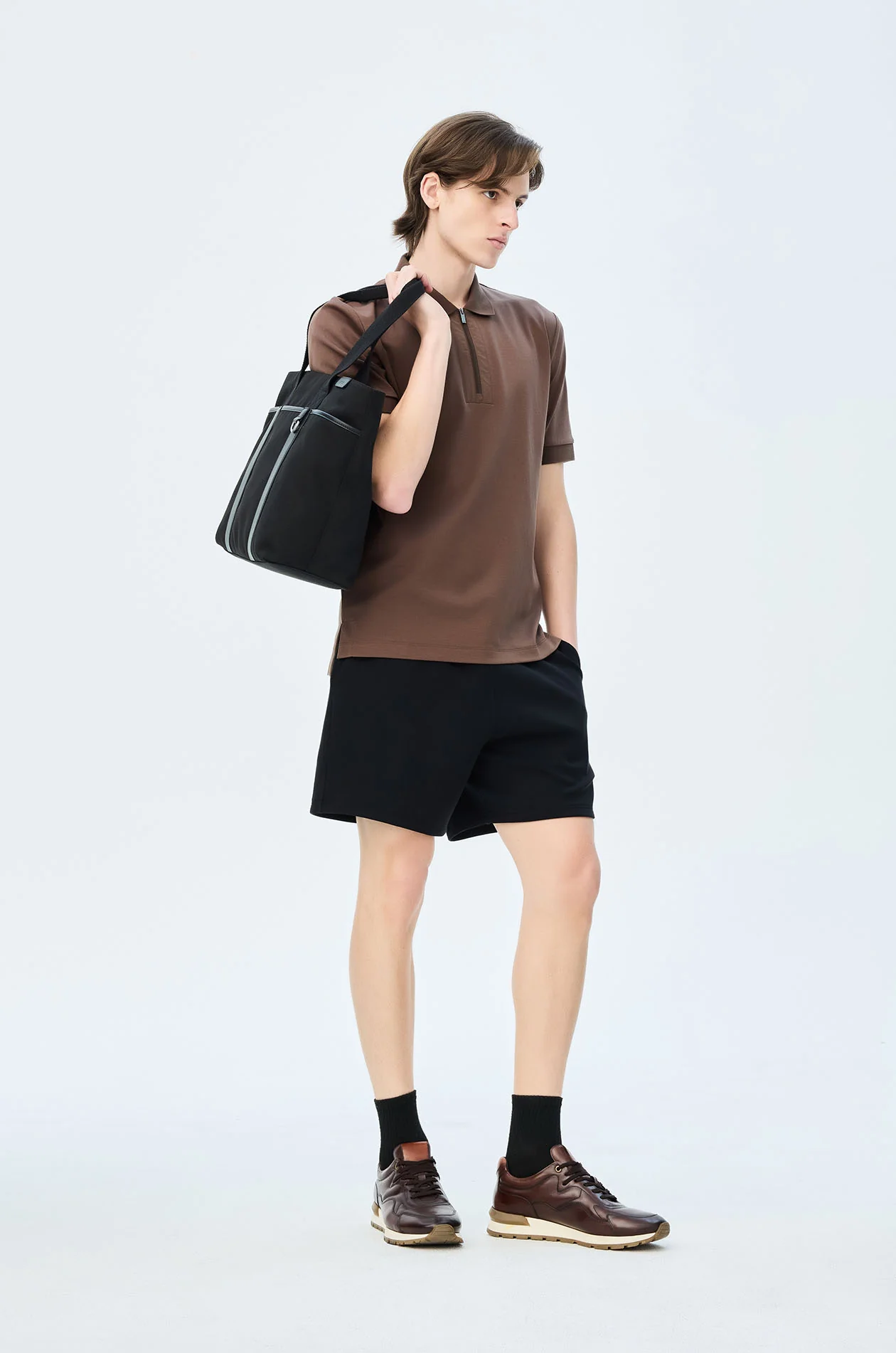 Drawstring Scuba Sweatshorts - Image 6