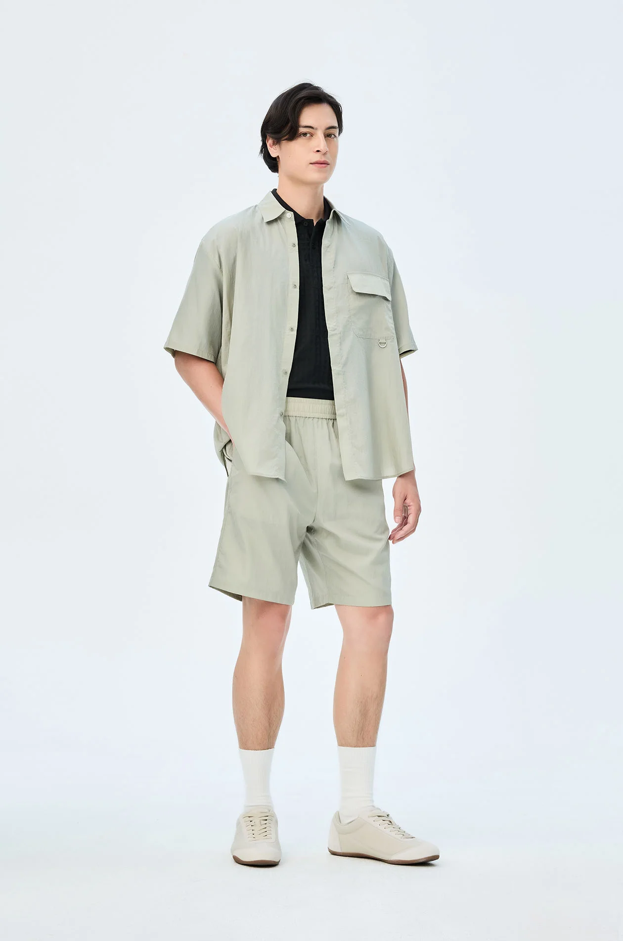 Chaveron Monogram Jacquard Polo Shirt