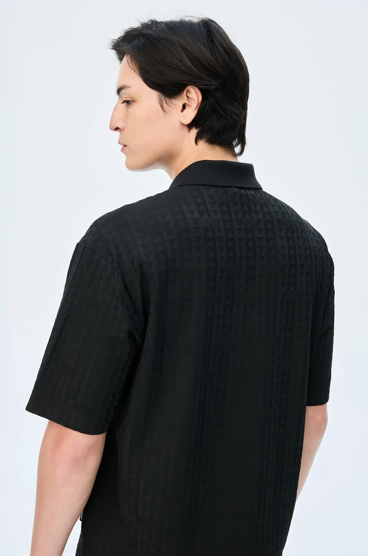 Chaveron Monogram Jacquard Polo Shirt - Image 3