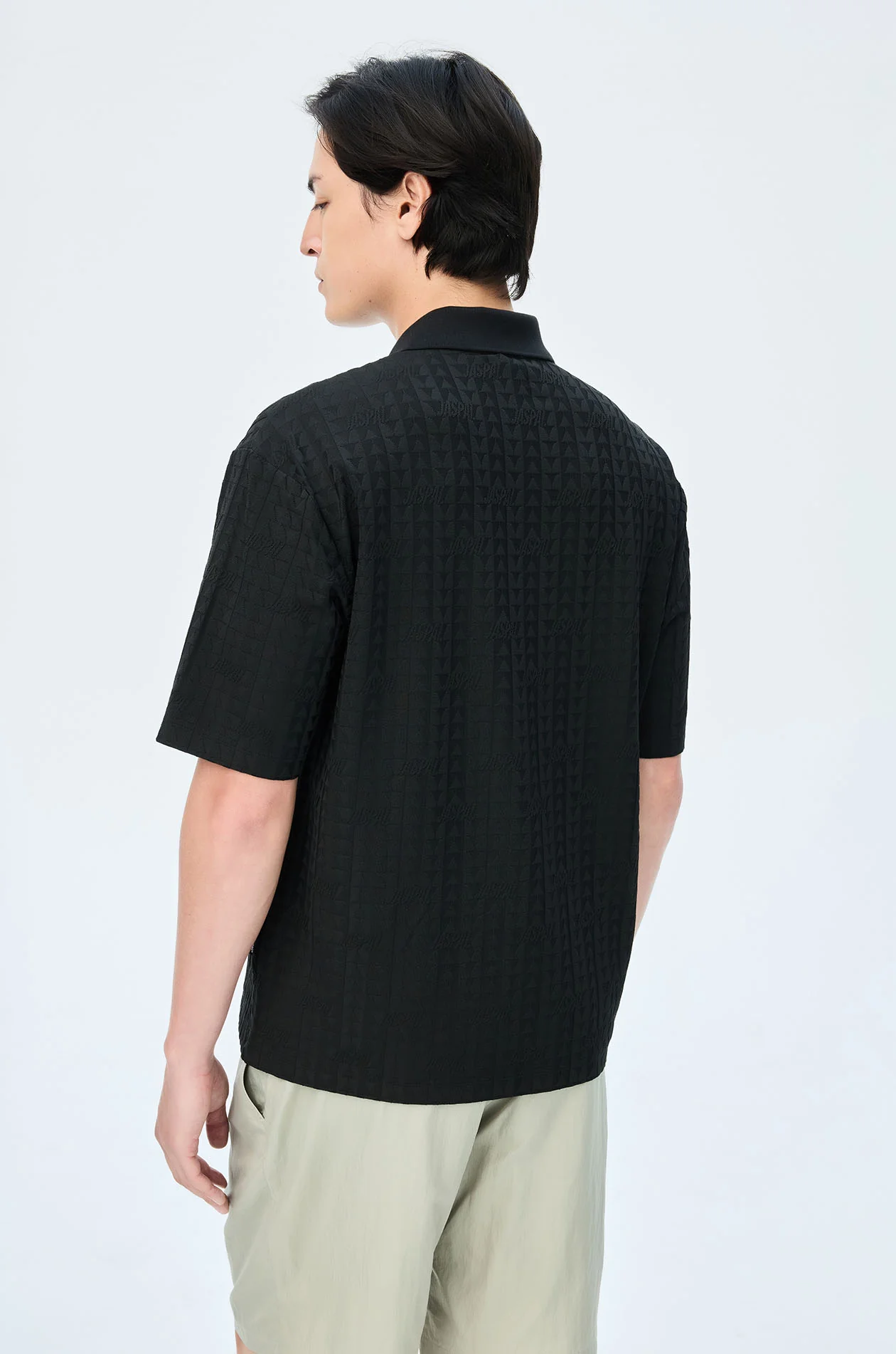 Chaveron Monogram Jacquard Polo Shirt - Image 4