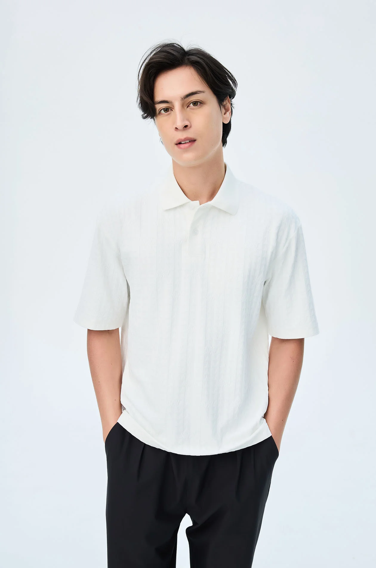 Chaveron Monogram Jacquard Polo Shirt - Image 6